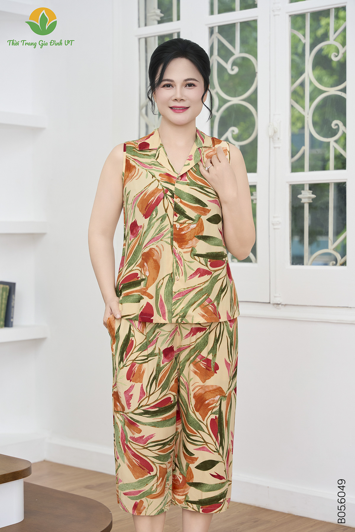 B05.6049.Bộ W QLASN RH - M - Vàng nhạt