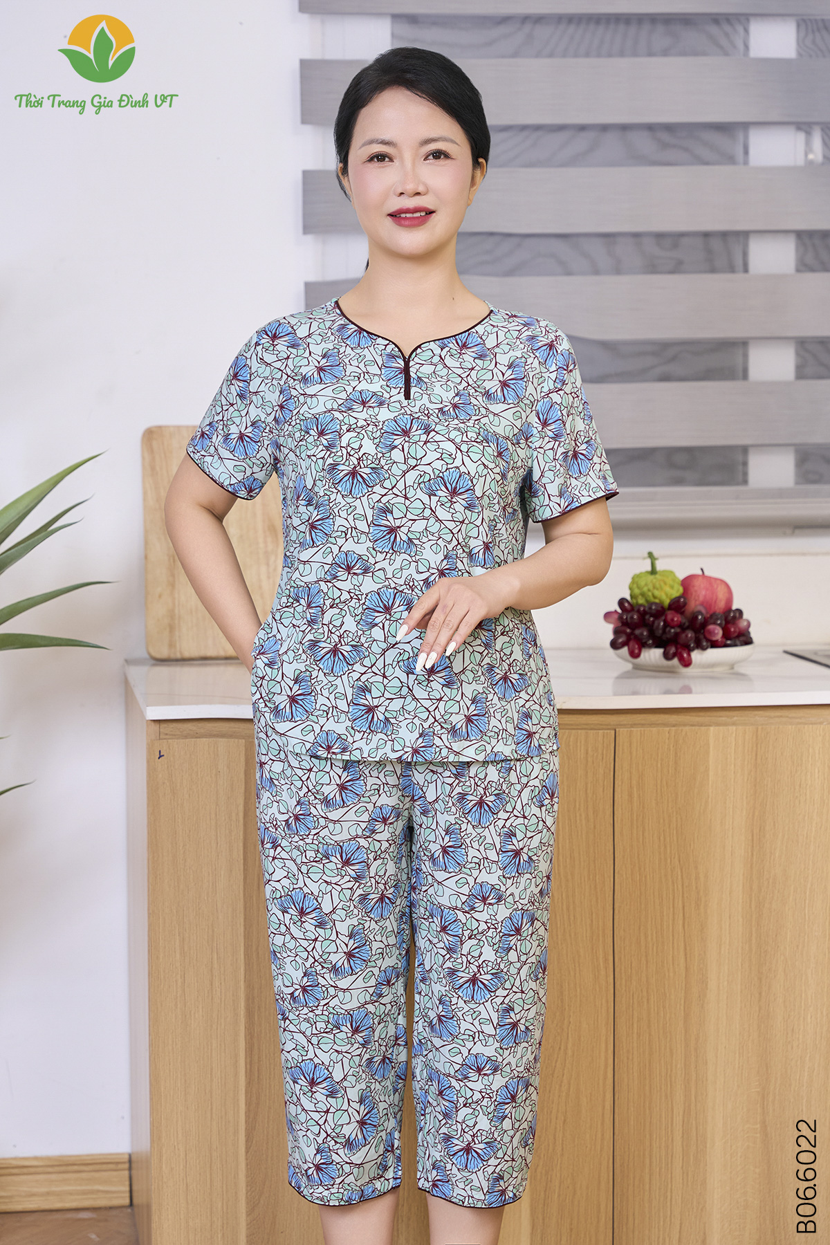 B06.6022.Bộ W QLACT RH - M - Xanh Ngọc