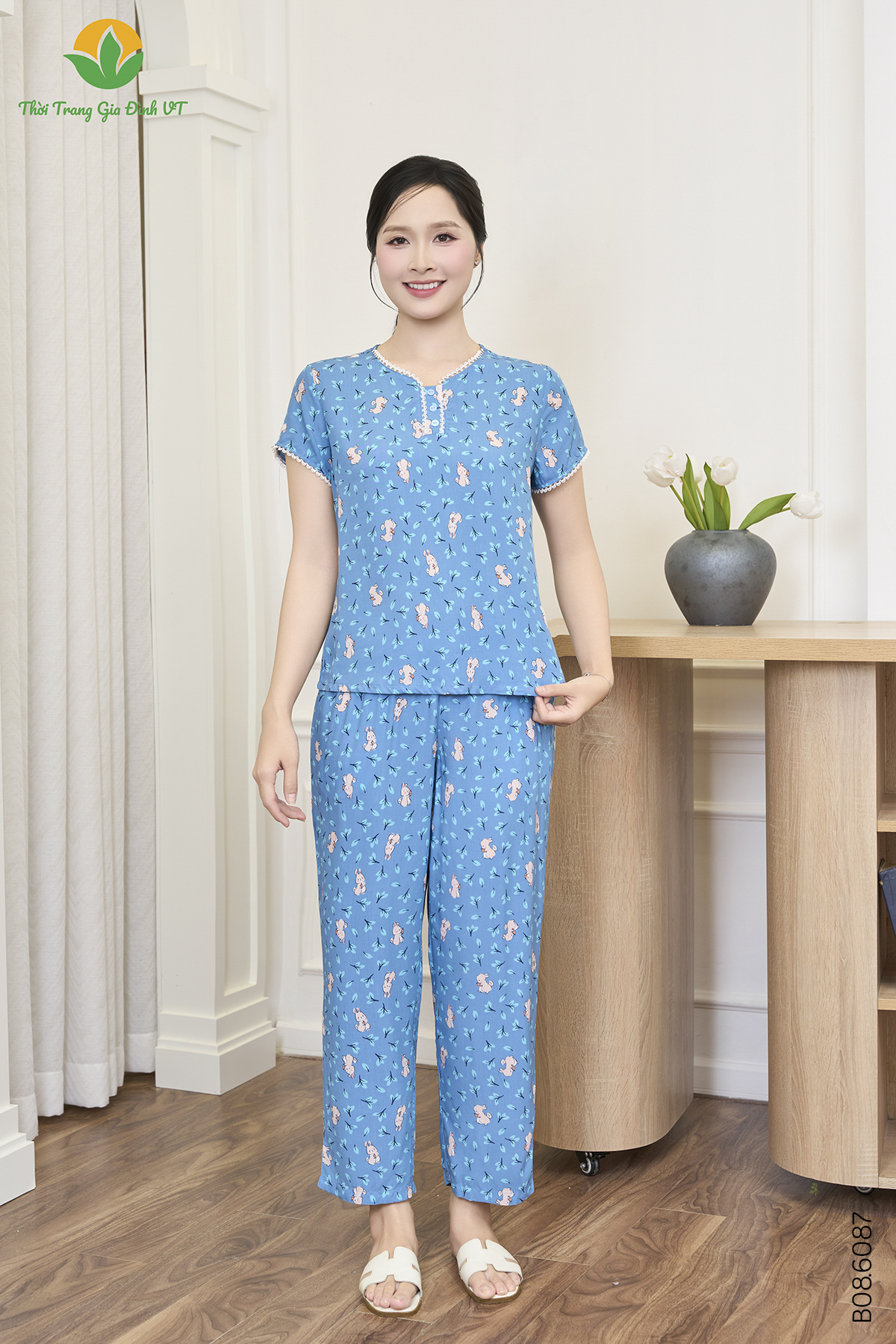B08.6087.Bộ W QDACT RH - M - Xanh Đậm