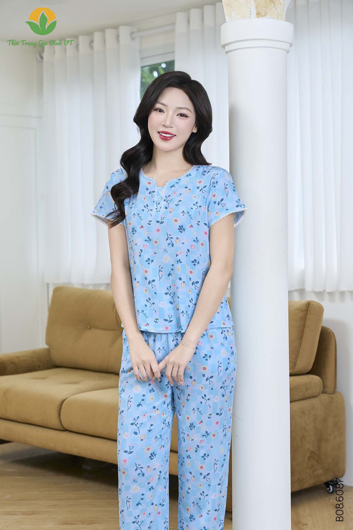 B08.6087.Bộ W QDACT RH - M - Xanh biển