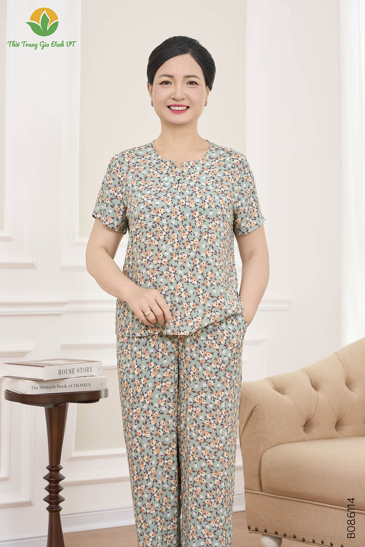 B08.6114.Bộ W QDACT RH - L - Xanh Ngọc