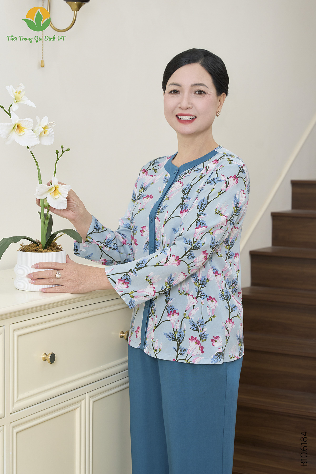 B10.6184.Bộ W QDADT RP - L - Xanh xám