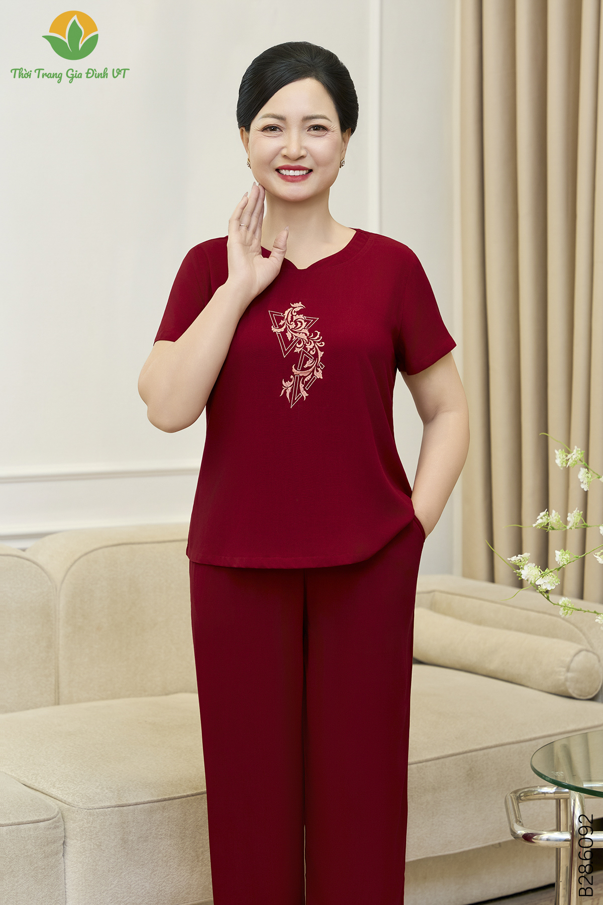B28.6092.Bộ W QDACT RM - M - Đỏ