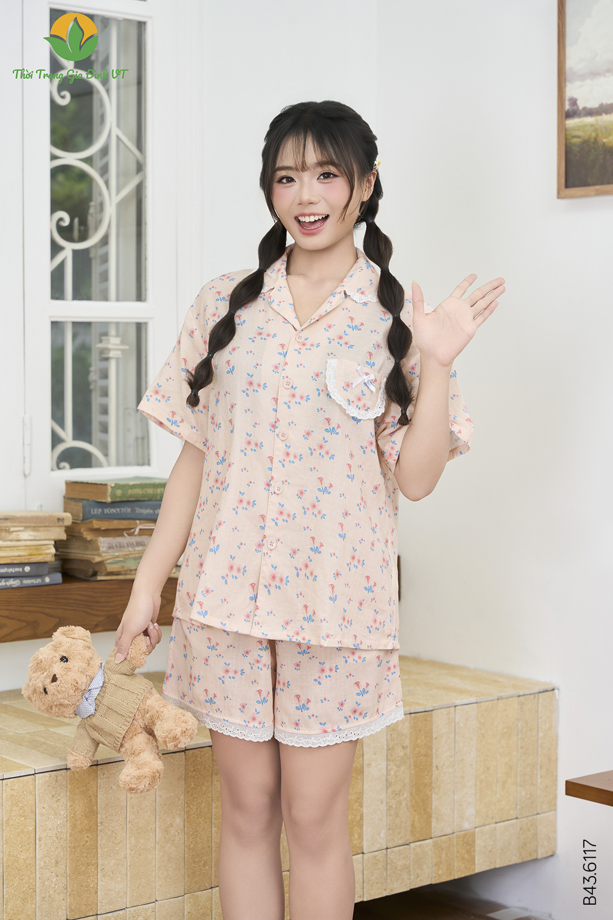 B43.6117. Bộ W QĐACT CH - L - Dâu nhạt