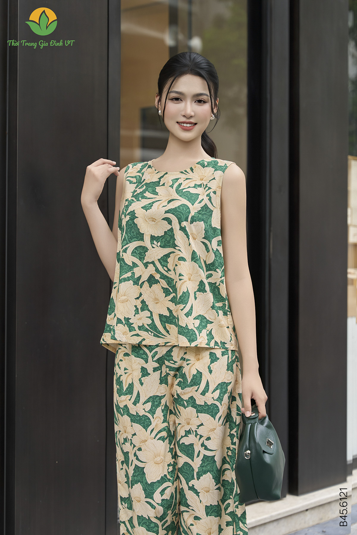 B45.6121.Bộ W QLASN CR - XL - Xanh vàng