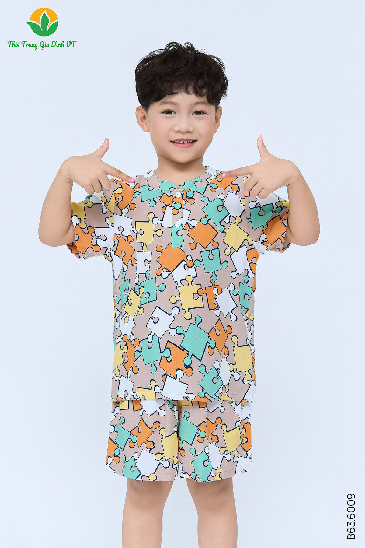 B63.6009. Bộ B QĐACT RH - 2-3 - Nâu