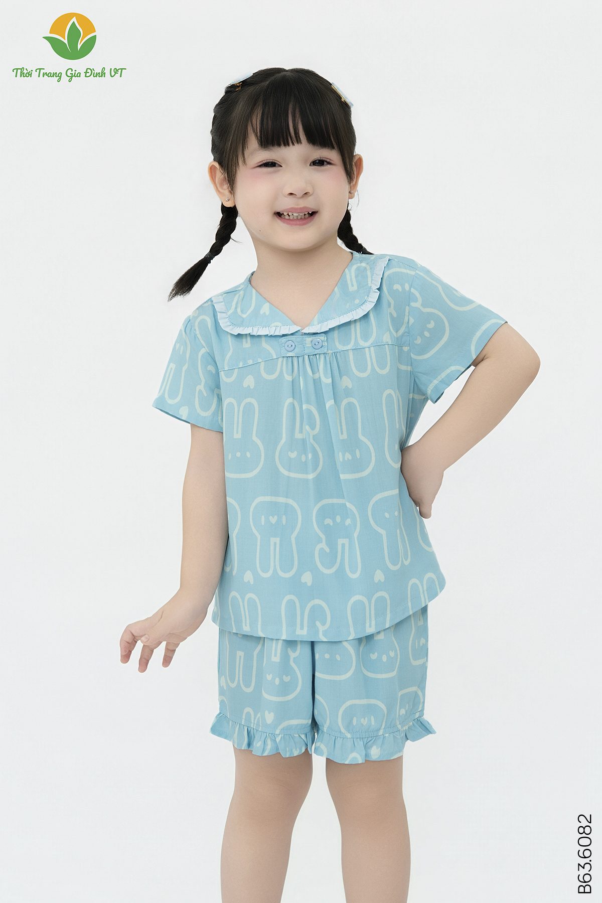 B63.6082.Bộ G QĐACT RH - 2-3 - Xanh biển