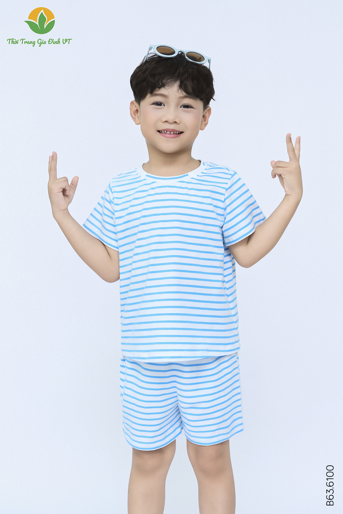 B63.6100.Bộ K QĐACT DK - 6-7 - Kẻ xanh biển