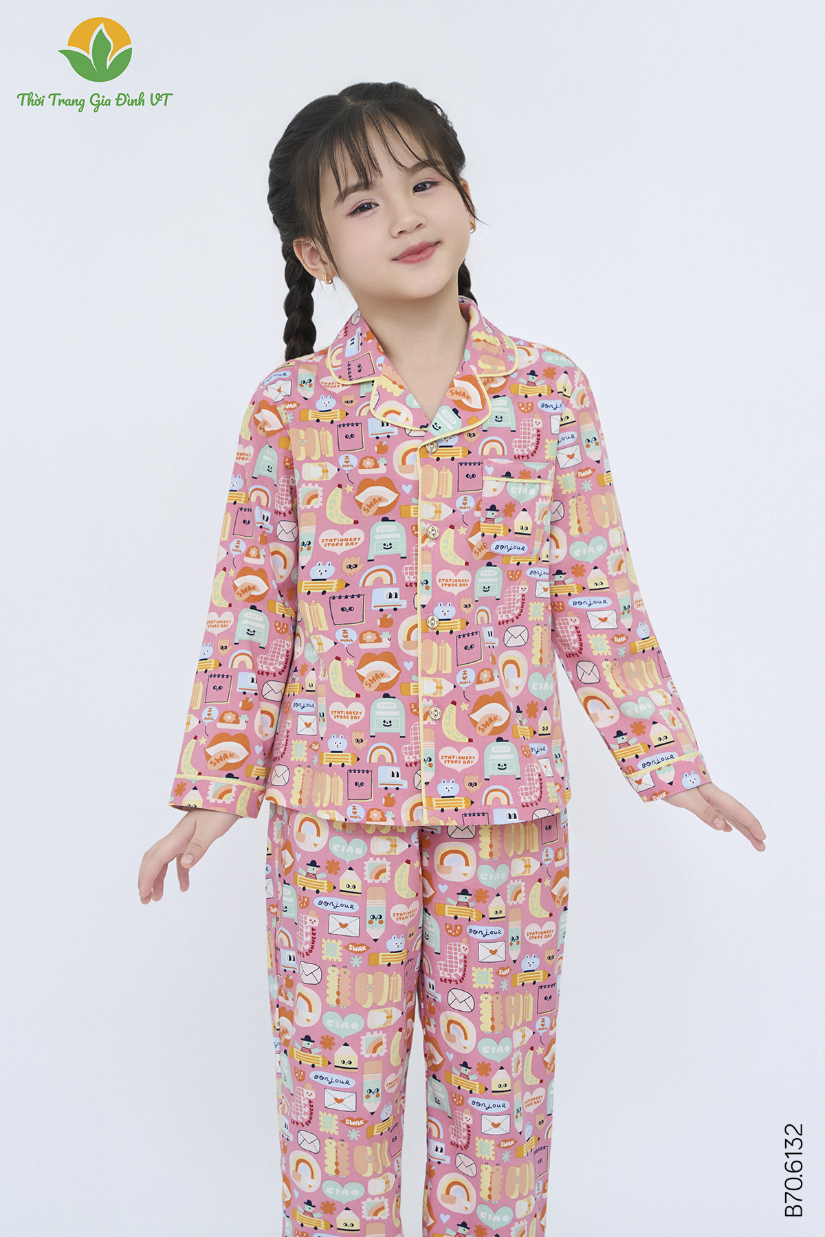 B70.6132.Bộ G QDADT CR - 2-3 - Hồng
