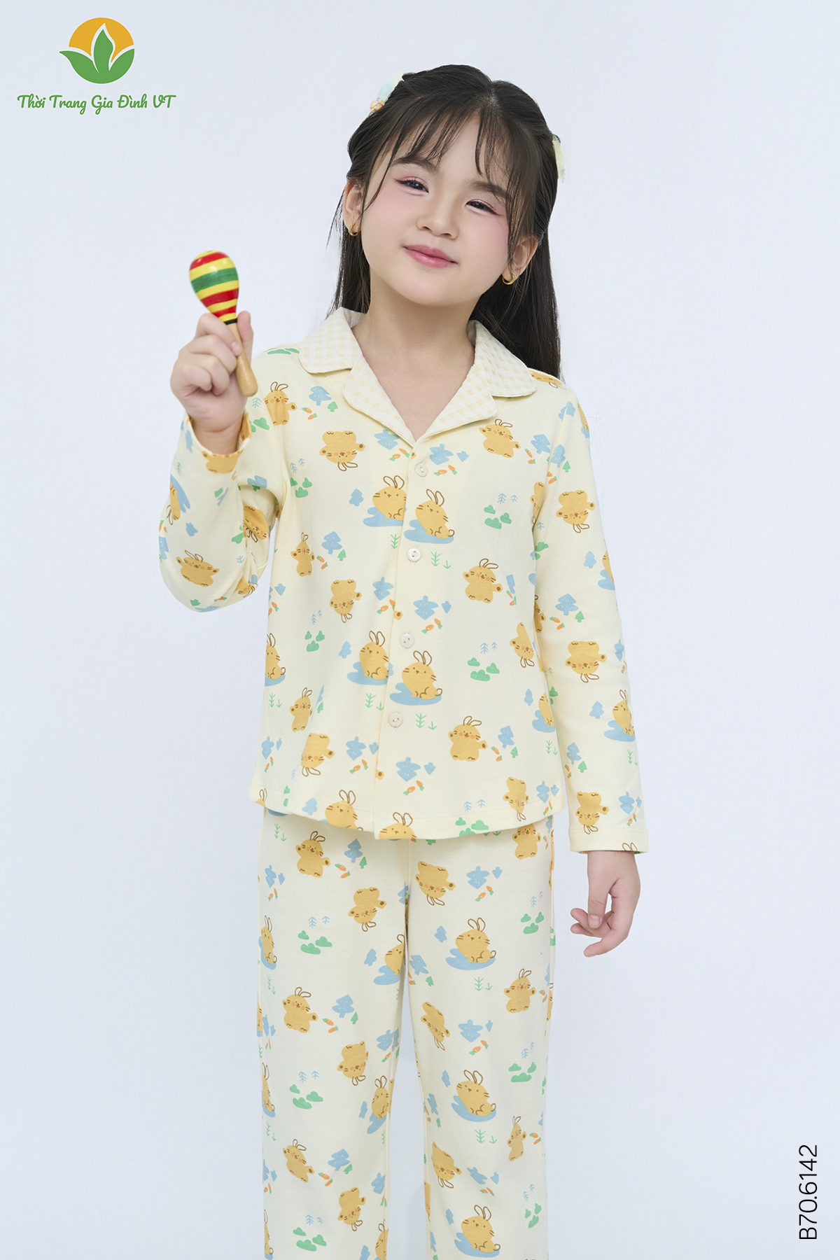 B70.6142. Bộ G QDADT DH - 6-7 - Vàng Nhạt