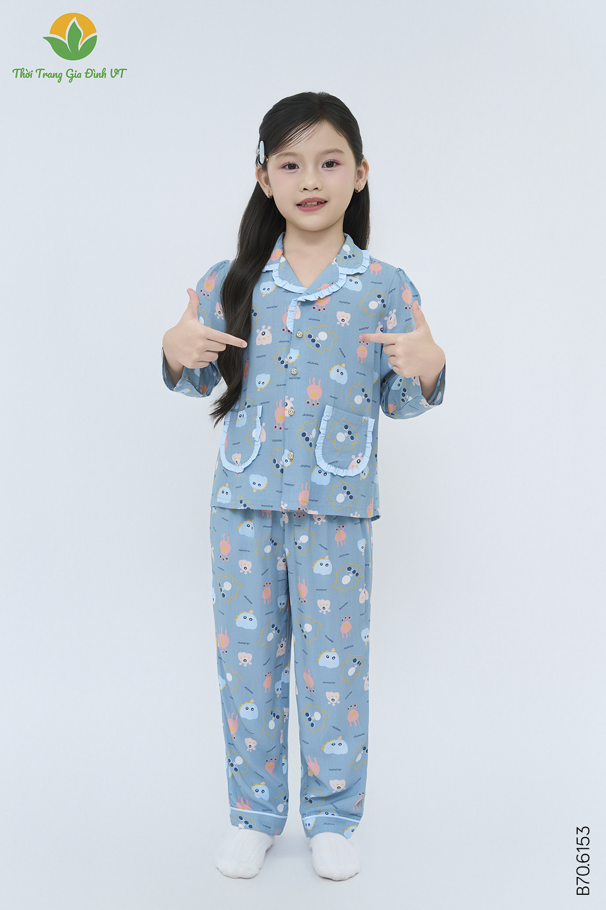 B70.6153.Bộ G QDADT RH - 2-3 - Xanh Đậm