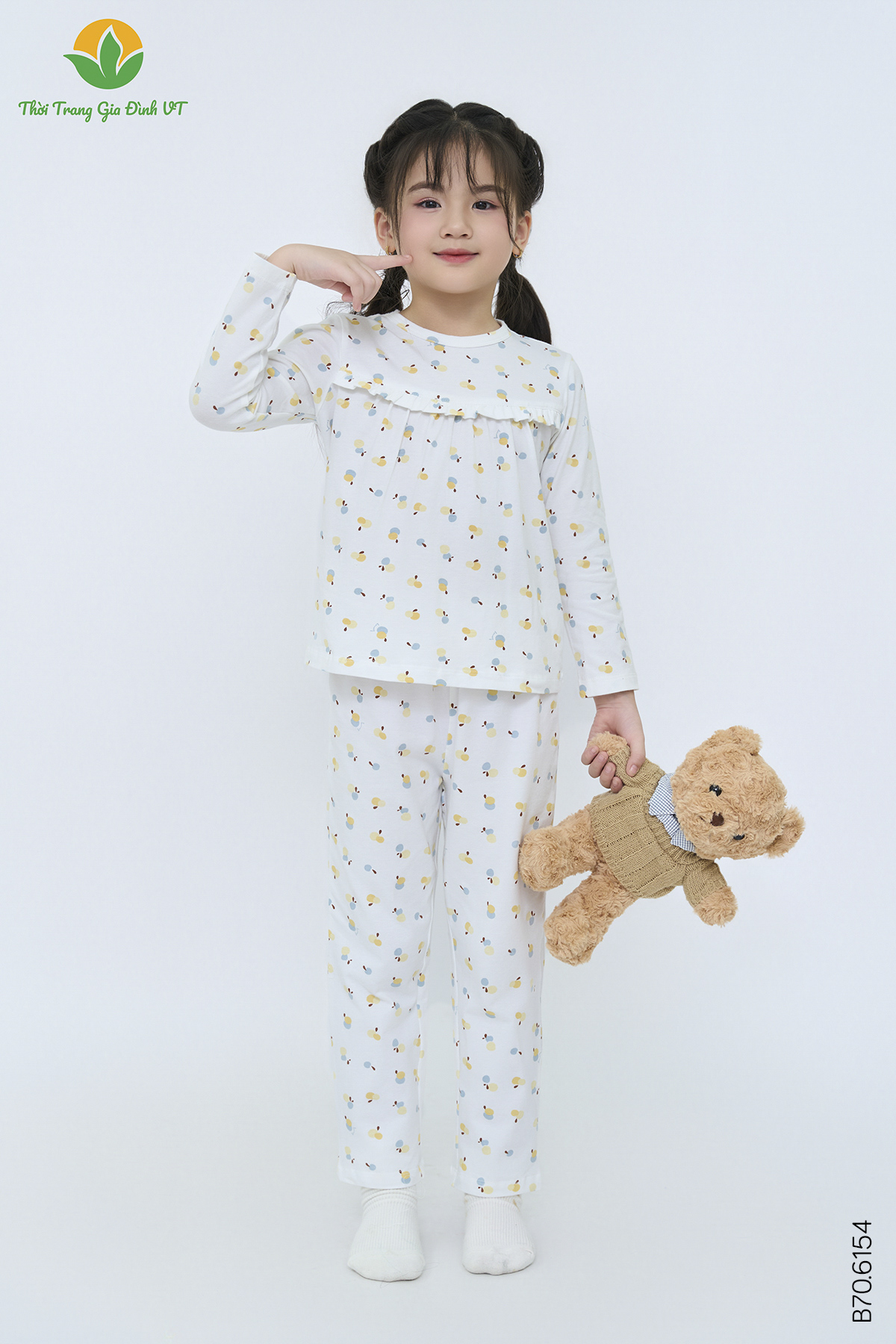 B70.6154.Bộ G QDADT DH - 2-3 - Trắng