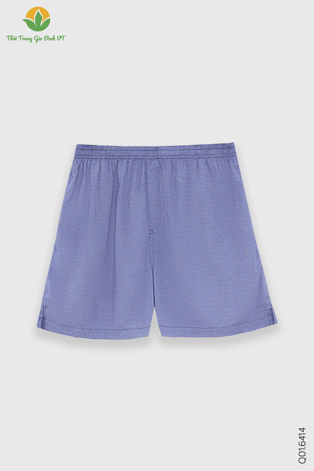 Q01.6414.Quần đùi M CH - XL - Xanh tím