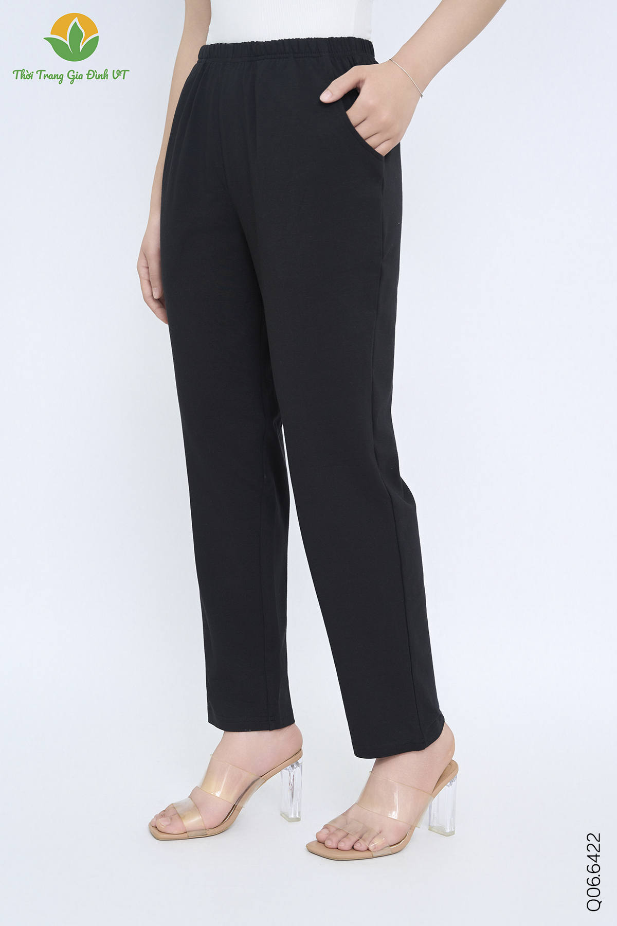 Q06.6422.Quần dài W DM - 2XL - Đen