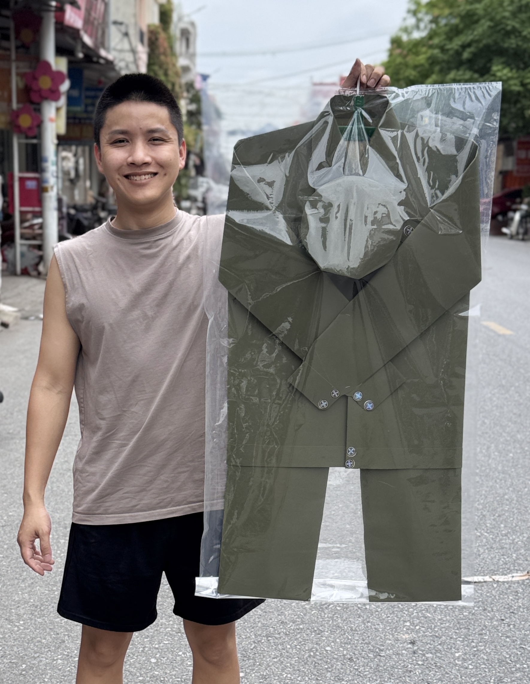 Áo bảo vệ mũ bảo vệ