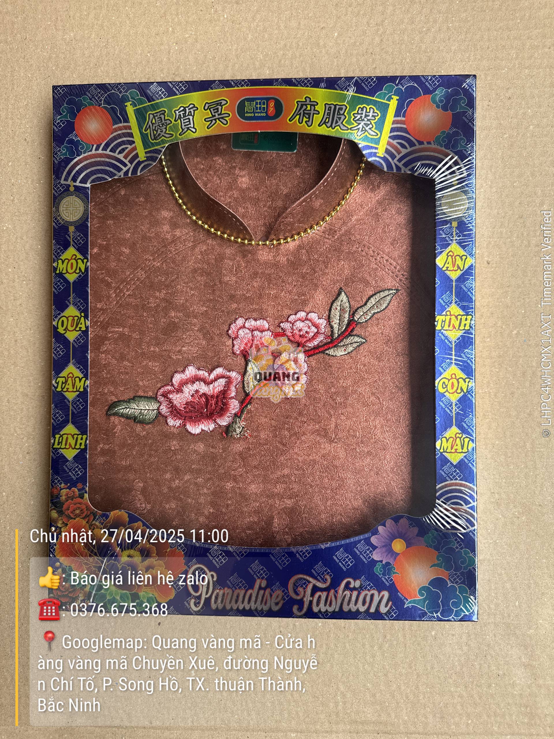 Áo dài hoa 1 thùng 30 hộp