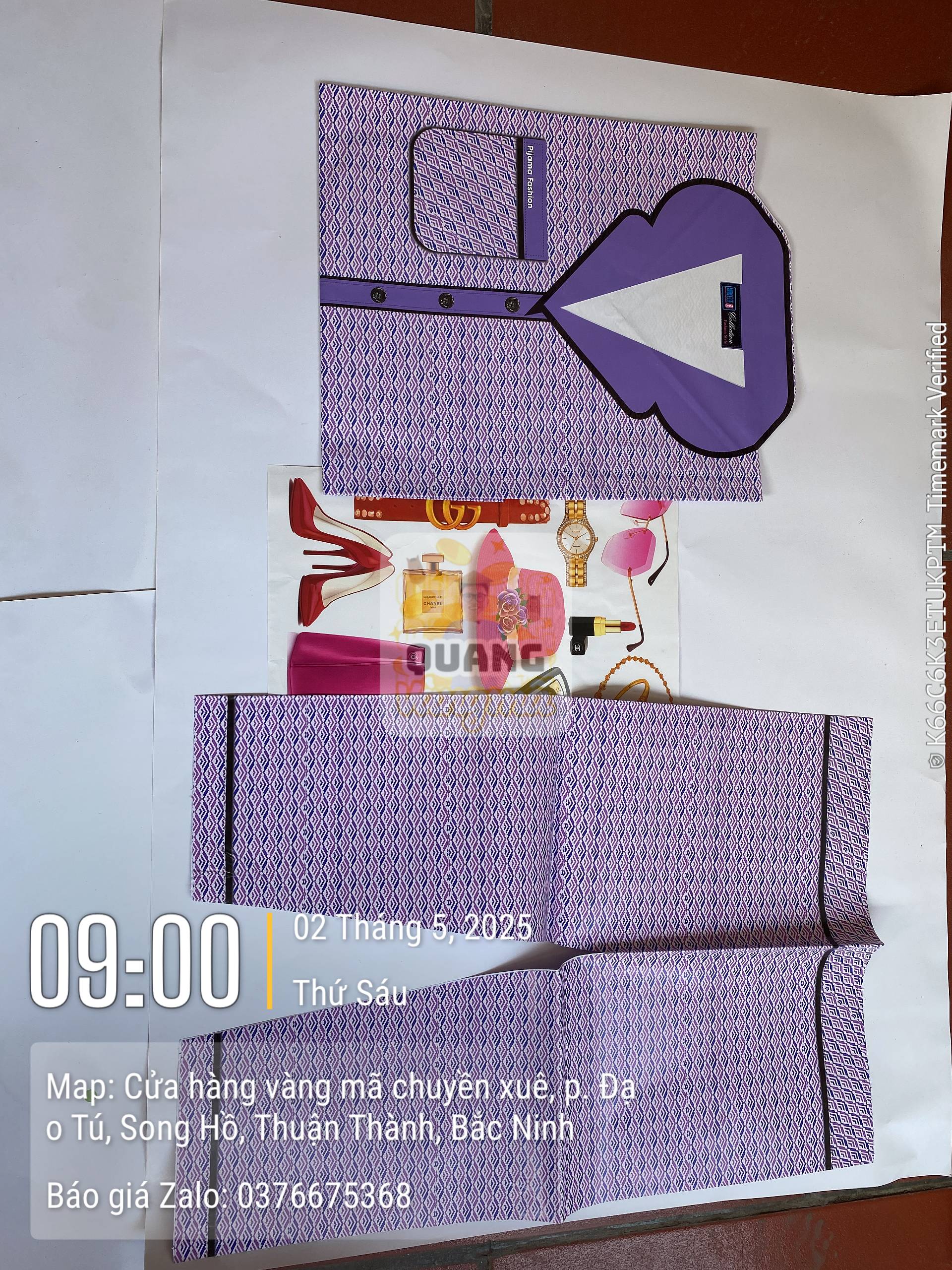 Áo pijama nữ hoa