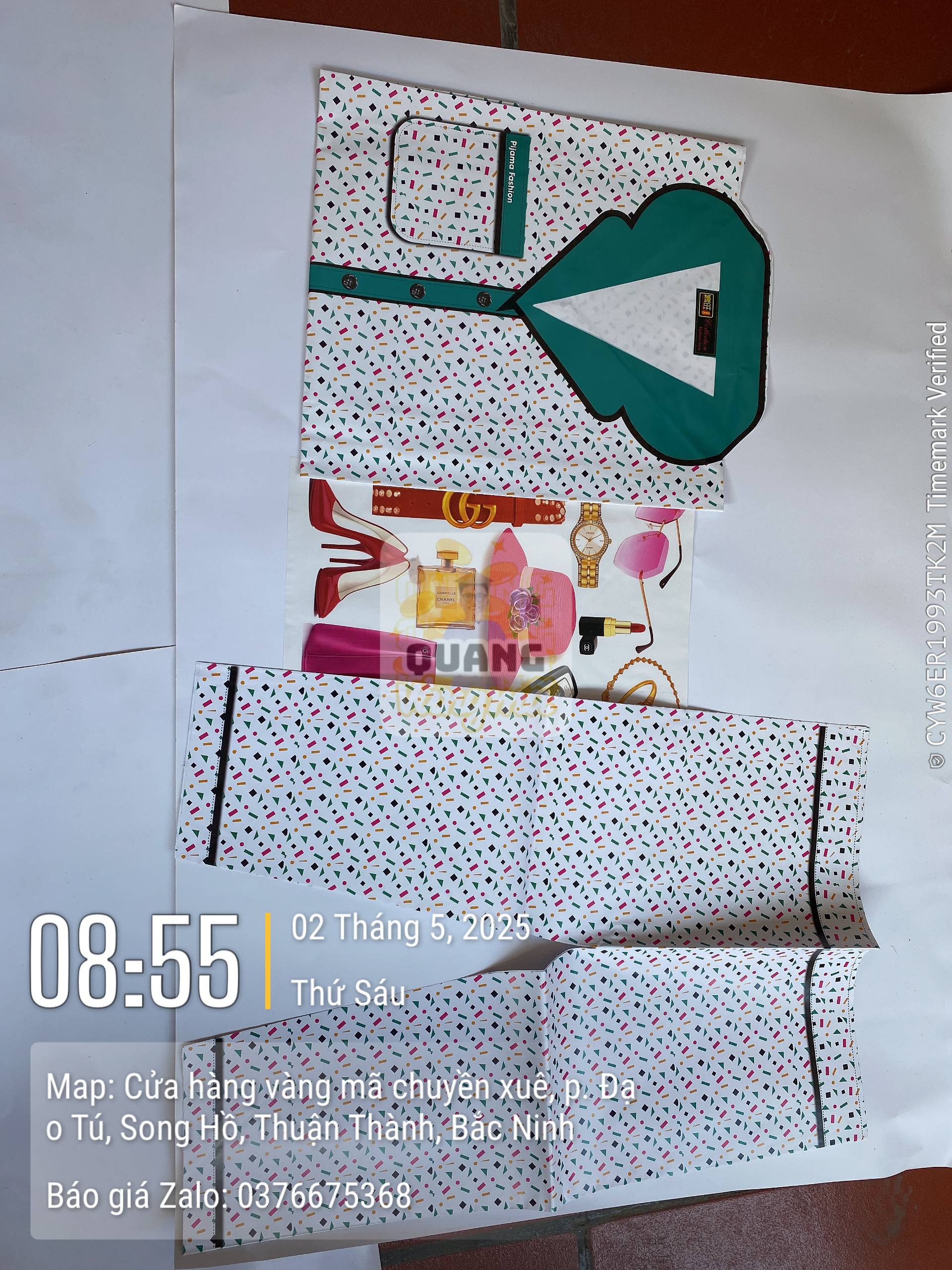 Áo pijama nữ hoa