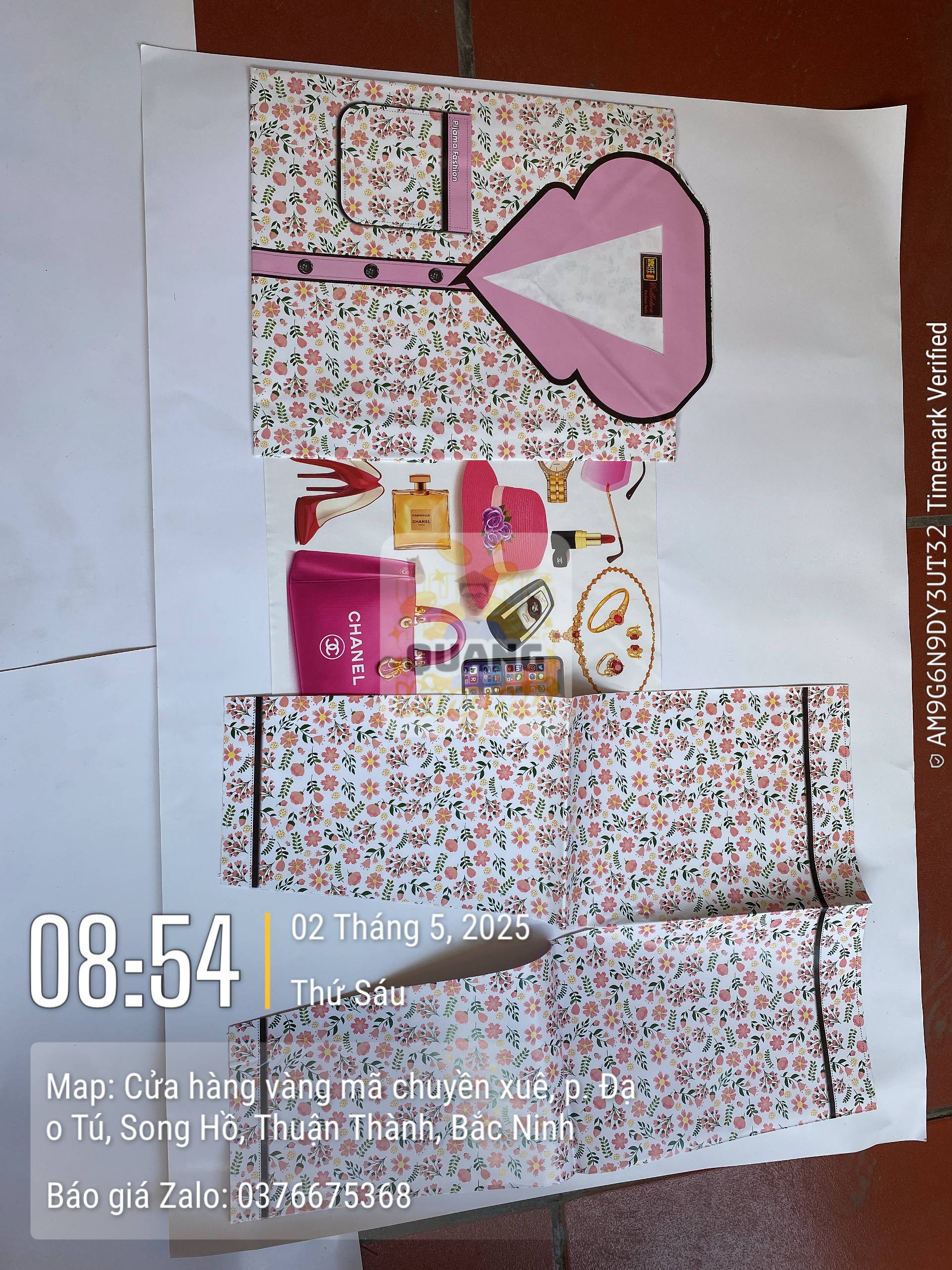 Áo pijama nữ hoa
