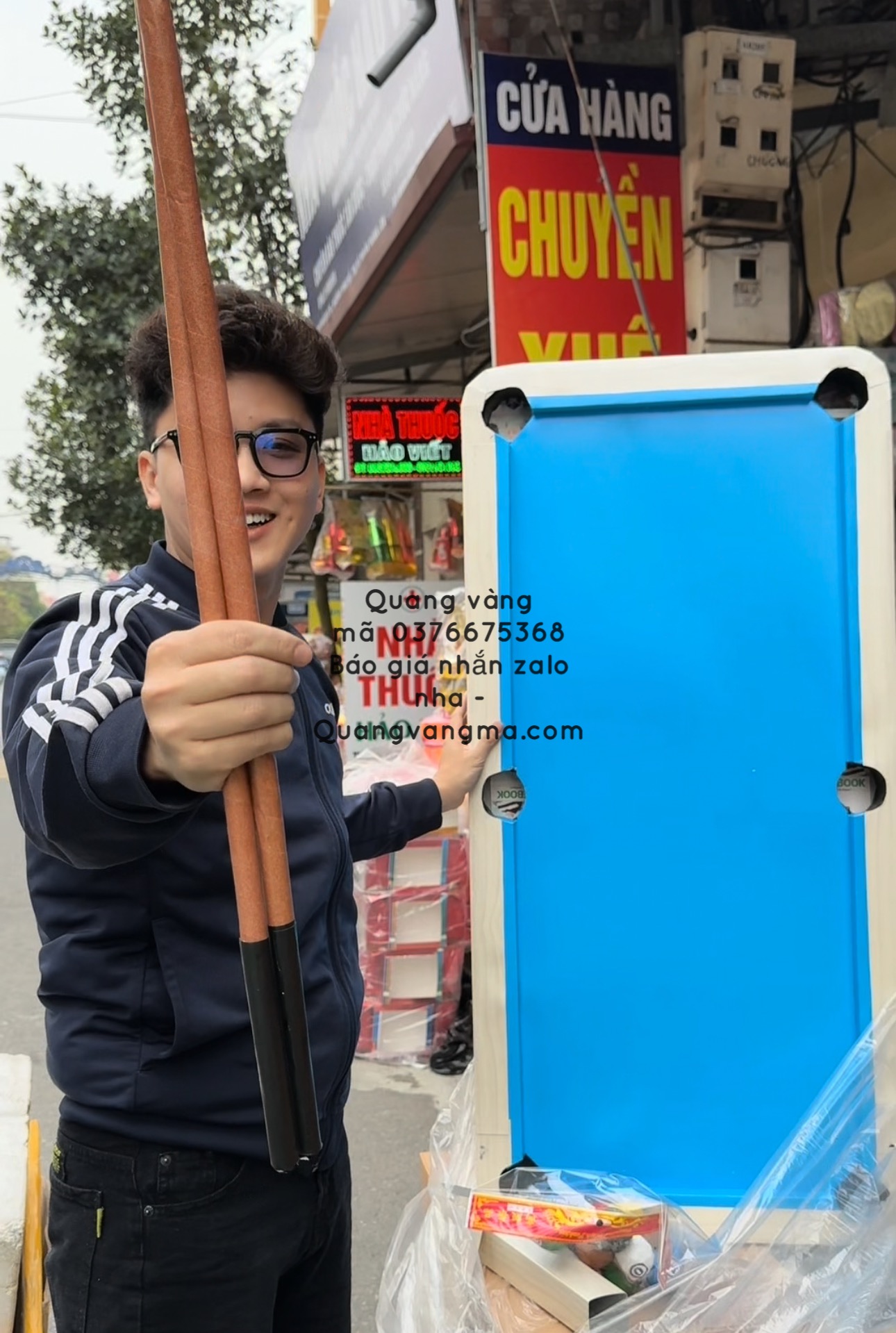 Bàn bi a đủ bi có 6 lỗ
