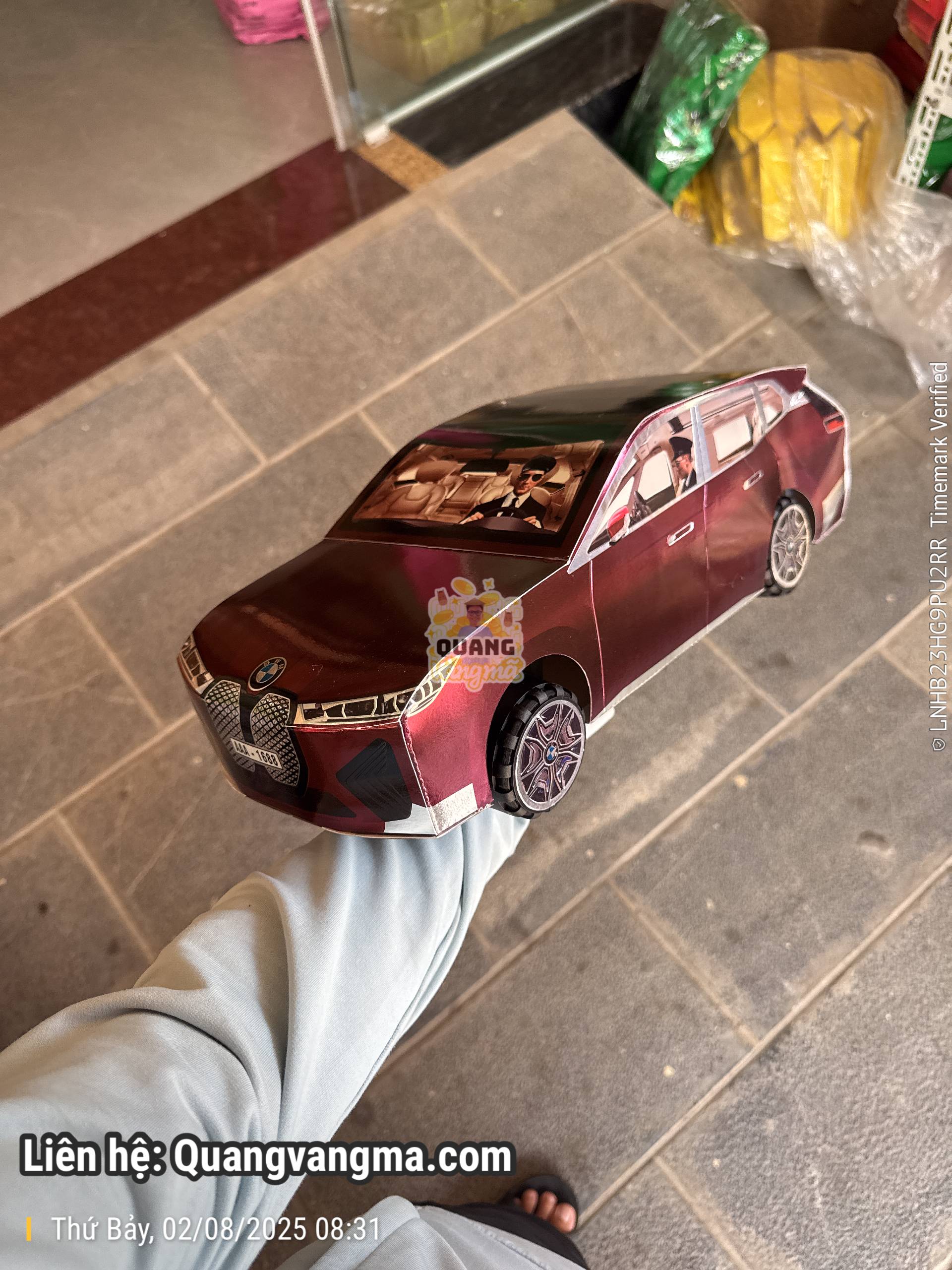 Bmw x6 đỏ mini