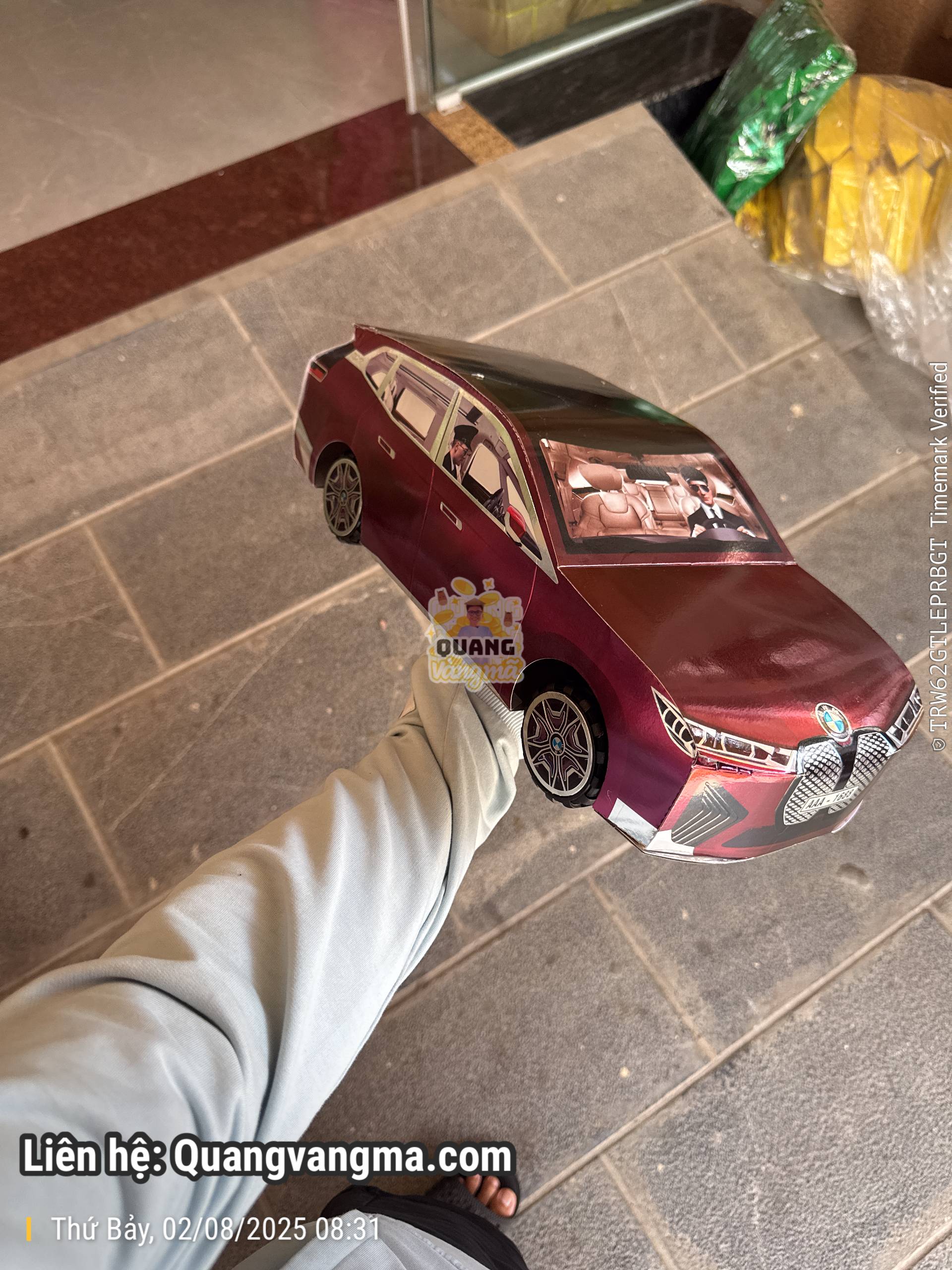 Bmw x6 đỏ mini