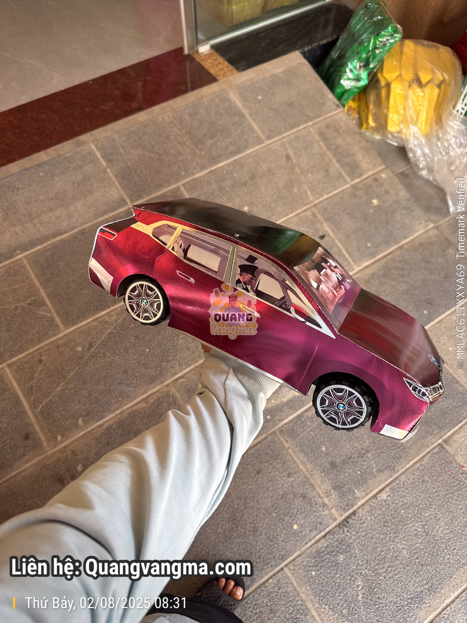 Bmw x6 đỏ mini