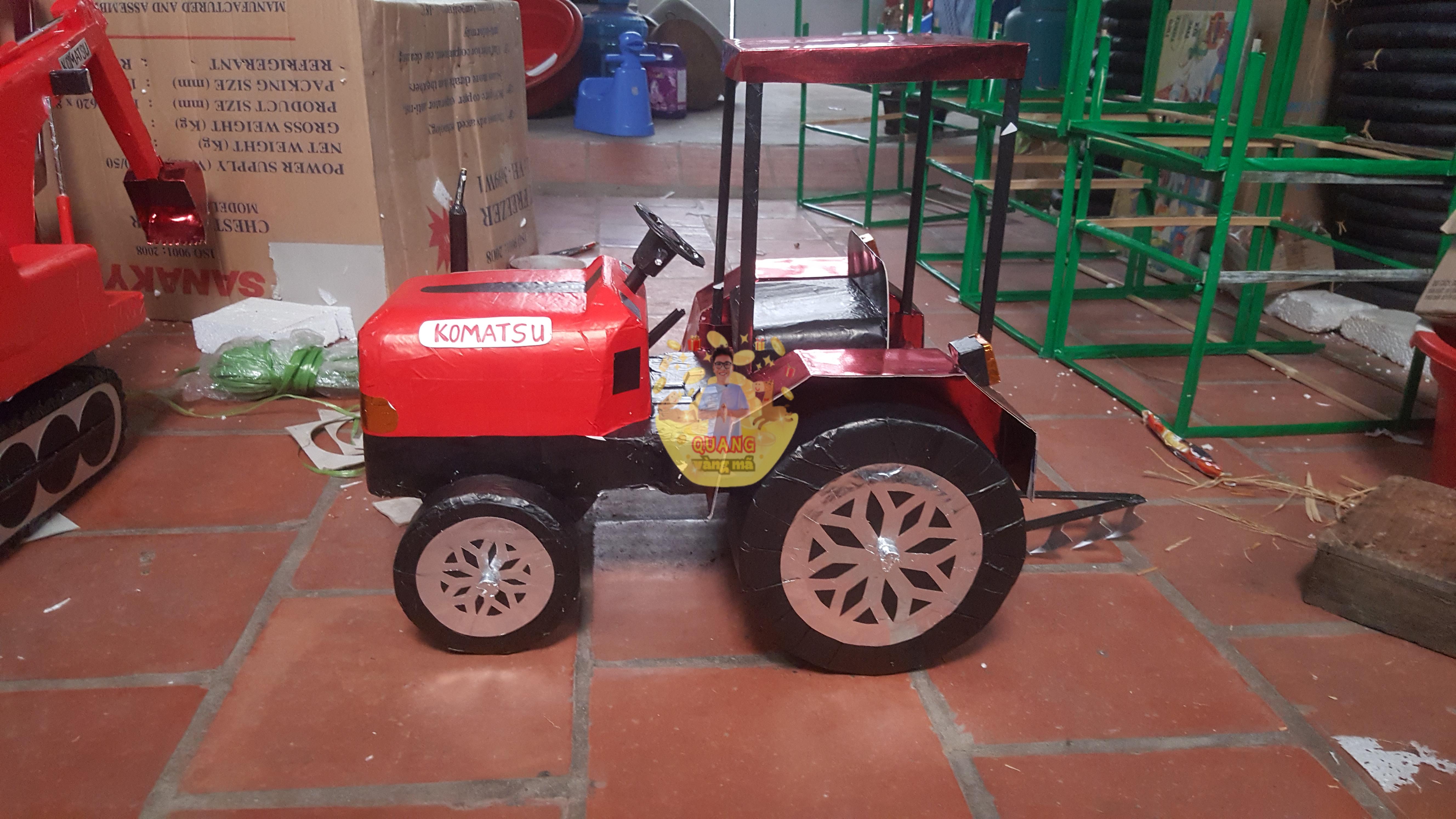 Bộ 3 máy múc máy ủi đầu kéo