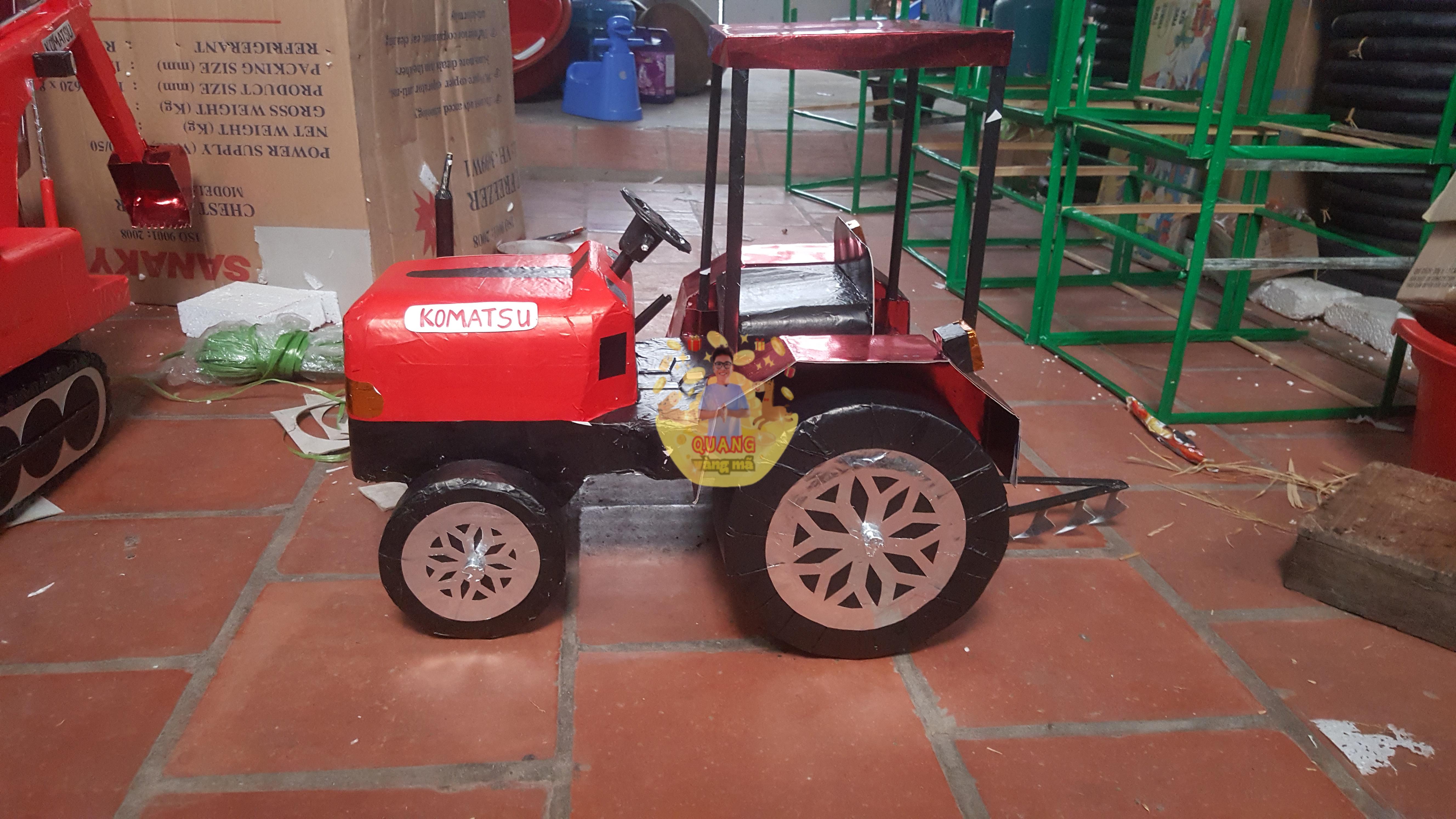 Bộ 3 máy múc máy ủi đầu kéo