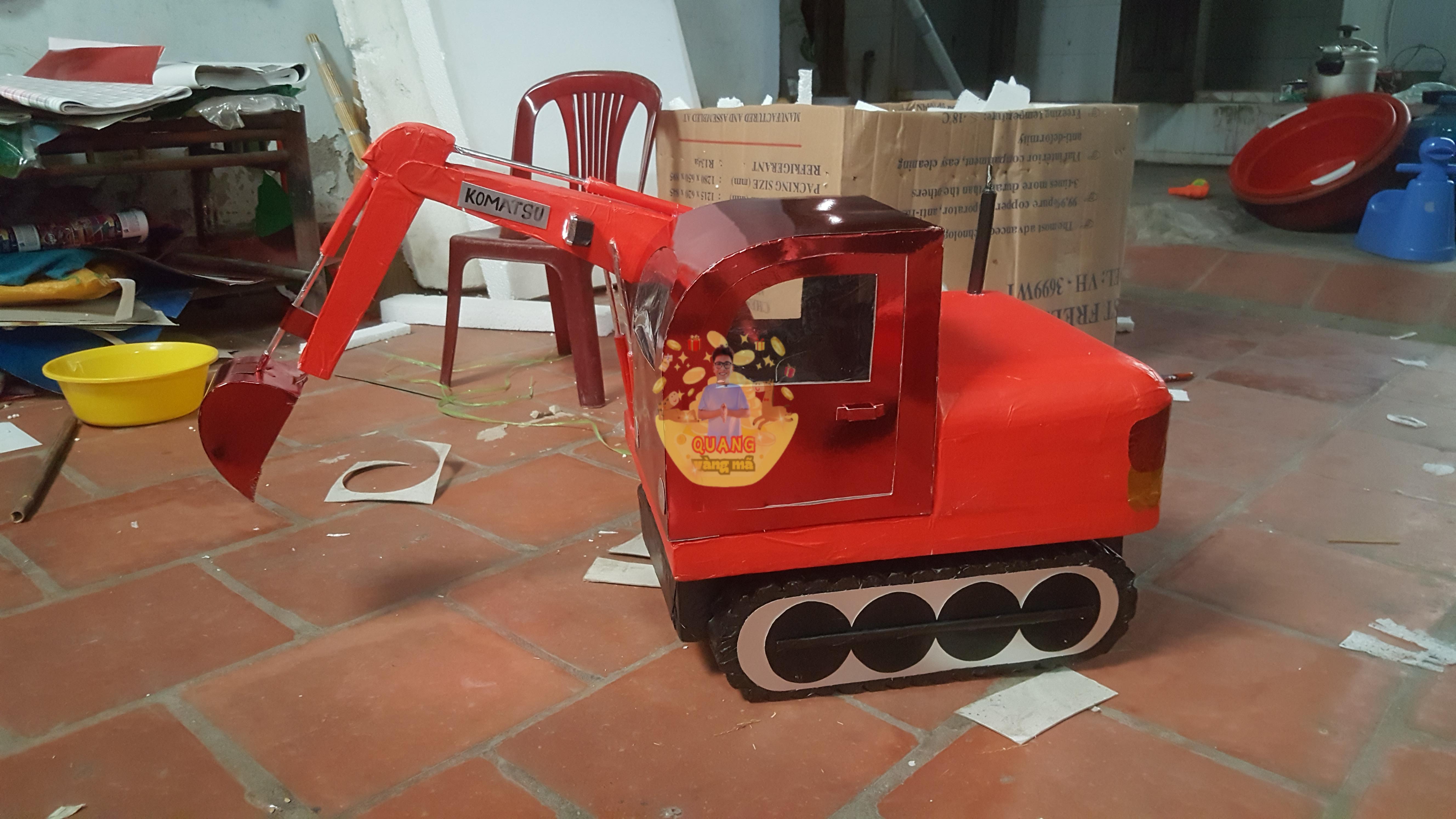 Bộ 3 máy múc máy ủi đầu kéo