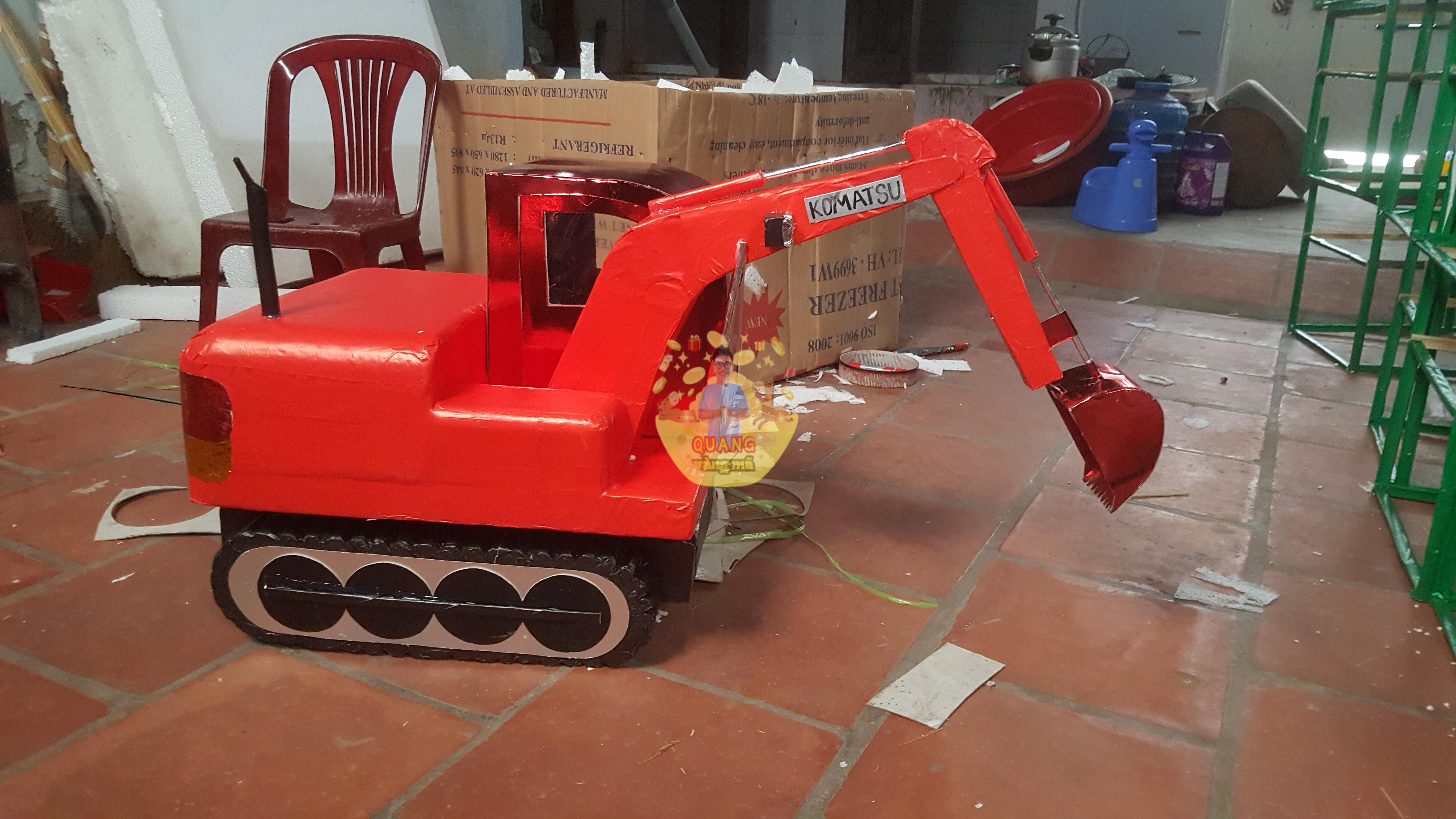 Bộ 3 máy múc máy ủi đầu kéo