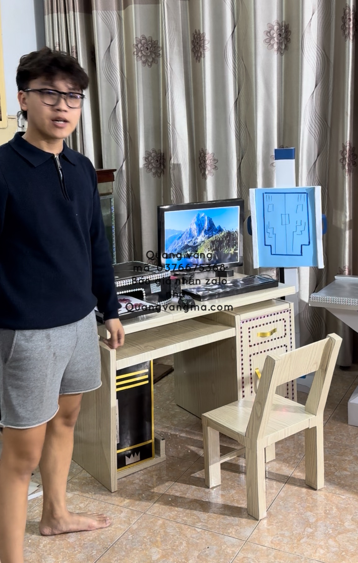 Bộ bàn ghế máy tính