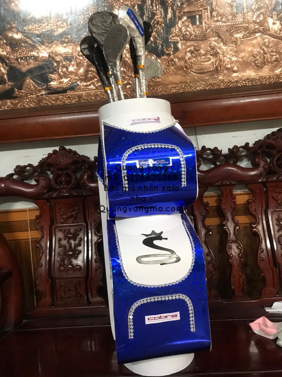 Bộ golf cobra gôn xanh