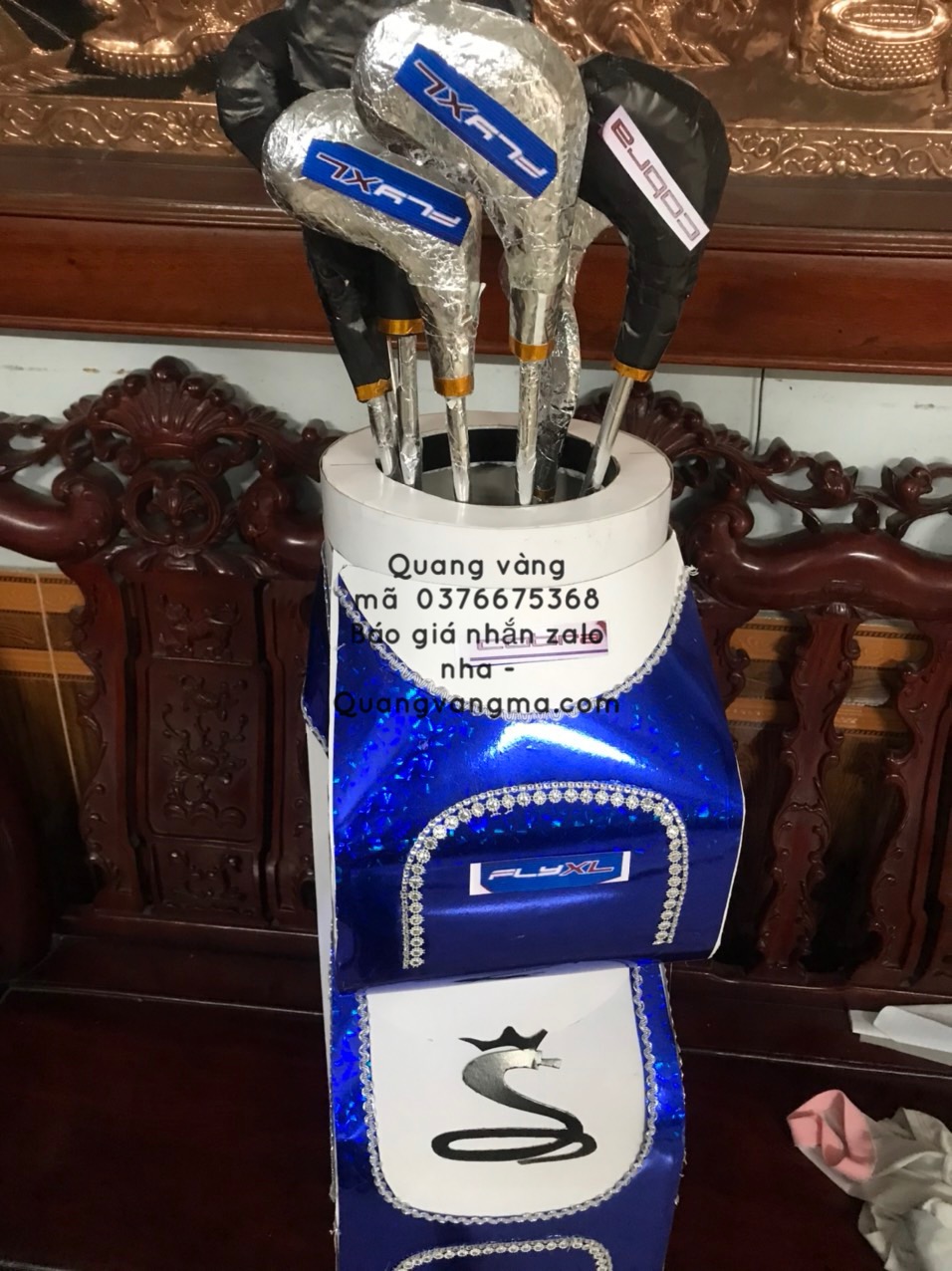Bộ golf cobra gôn xanh