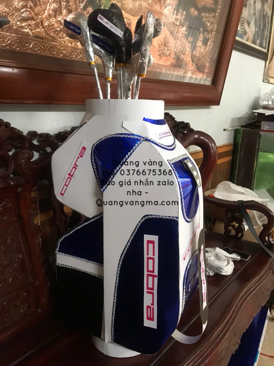 Bộ golf cobra gôn xanh