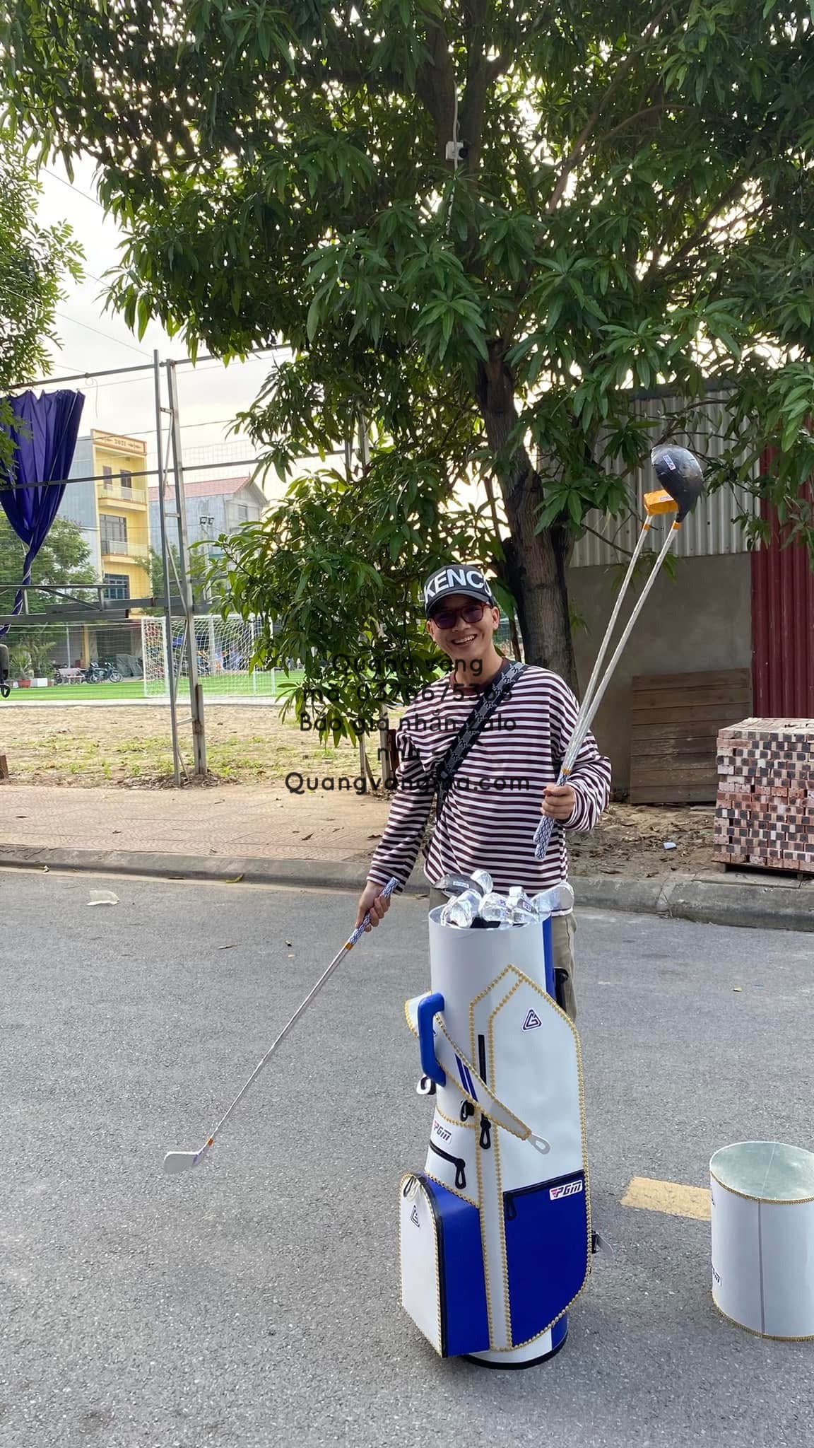 Bộ gôn gofl PGM trắng xanh