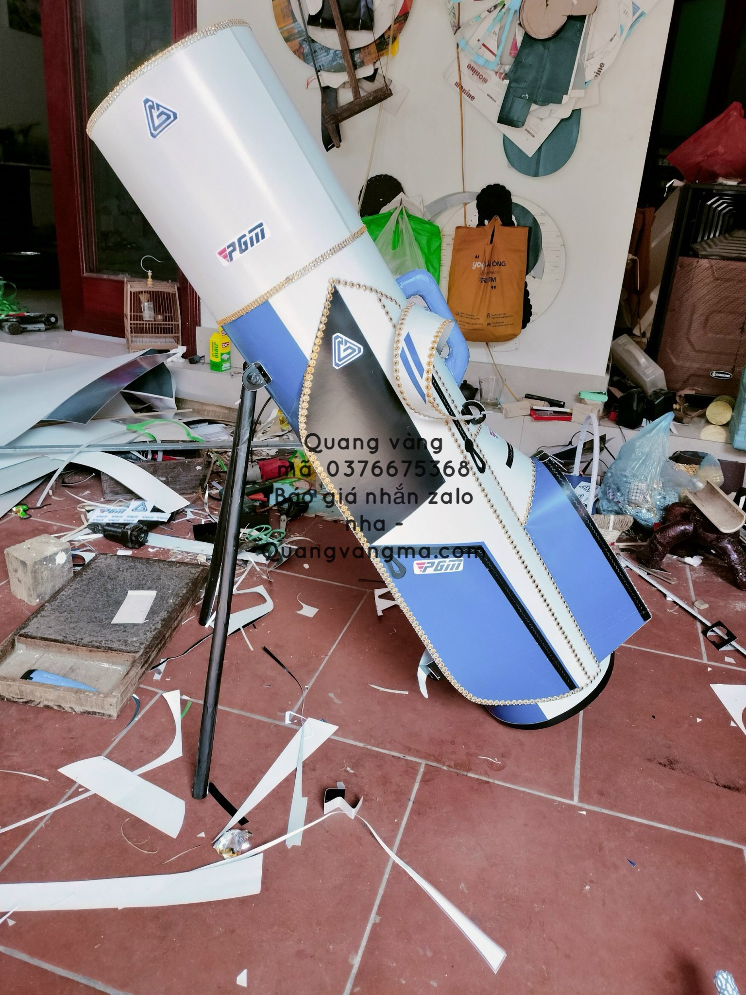 Bộ gôn gofl PGM trắng xanh