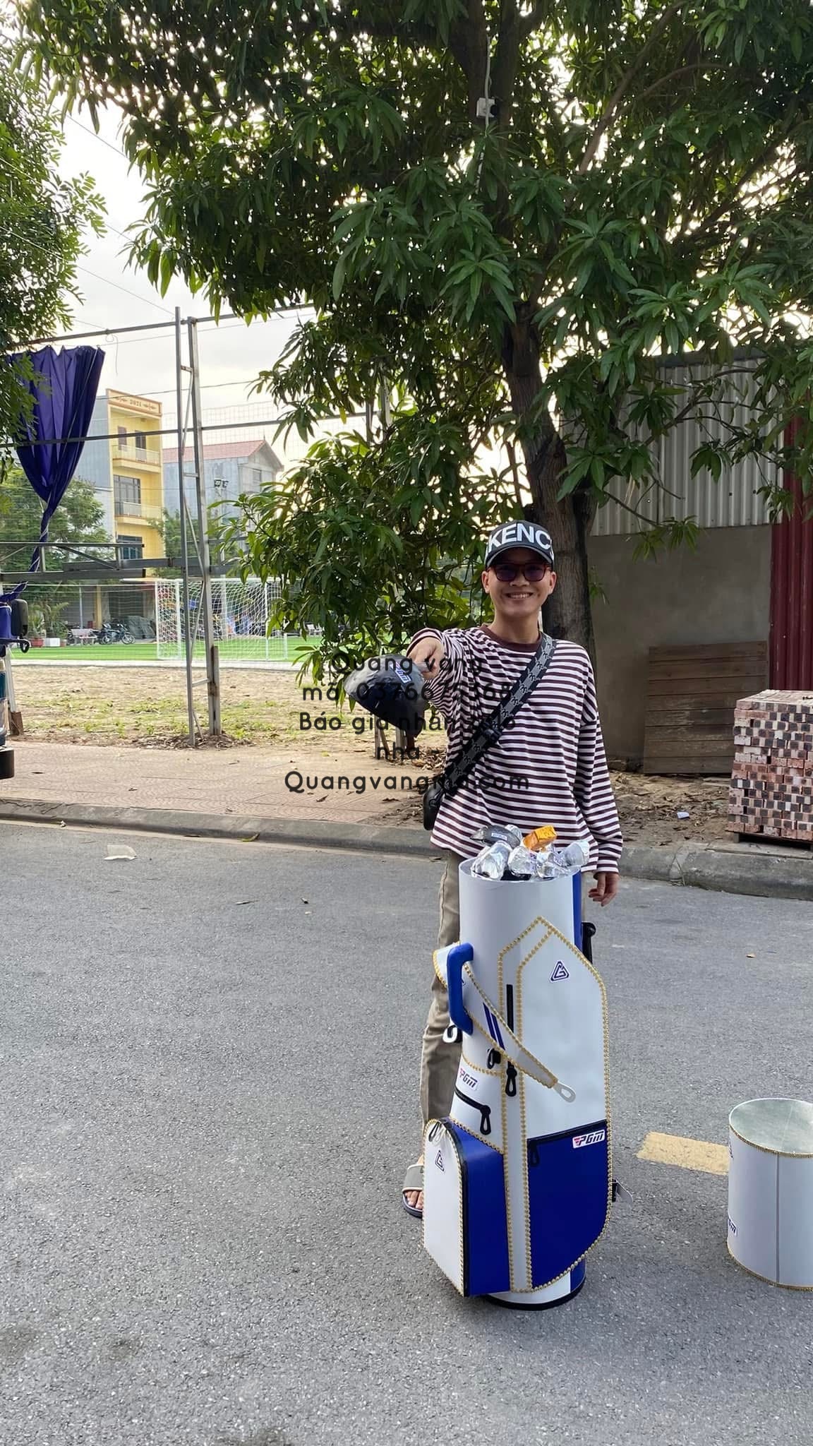 Bộ gôn gofl PGM trắng xanh