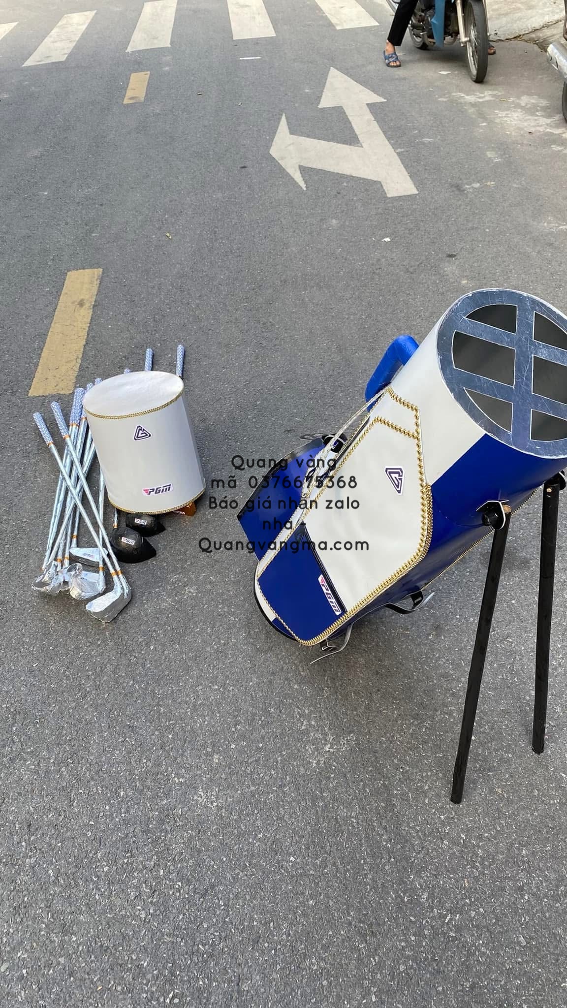 Bộ gôn gofl PGM trắng xanh