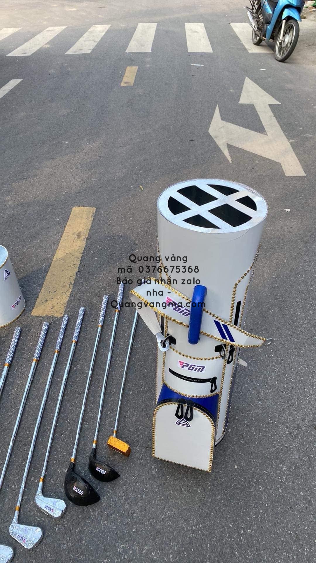 Bộ gôn gofl PGM trắng xanh