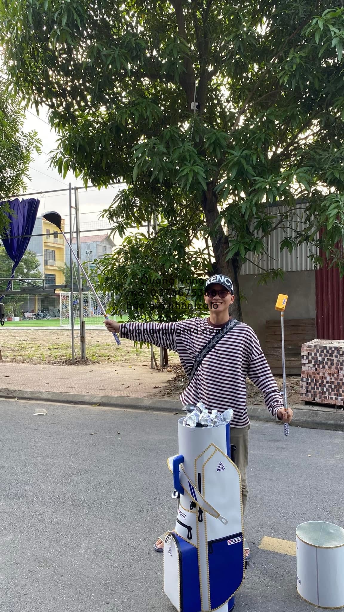 Bộ gôn gofl PGM trắng xanh