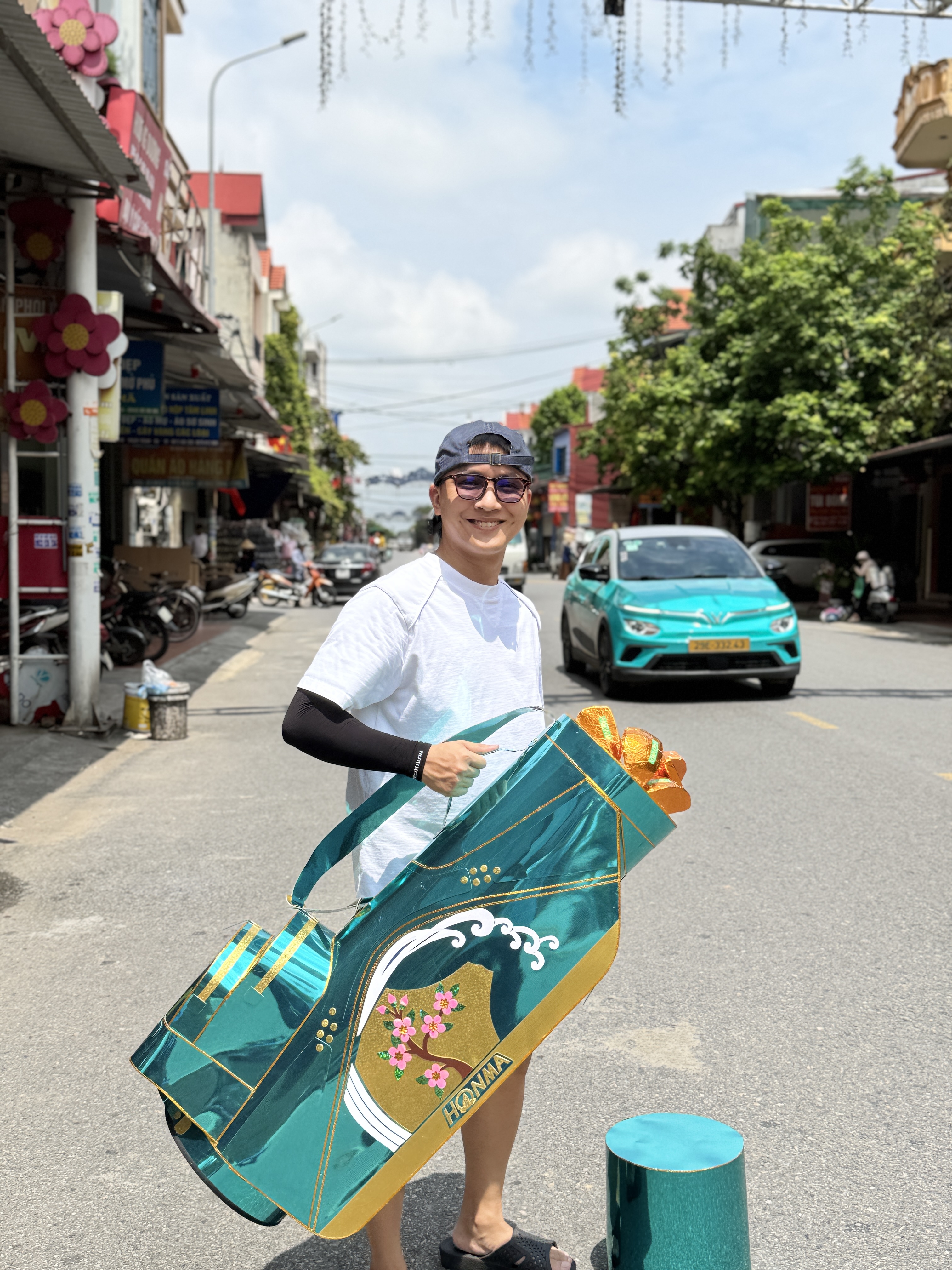 Bộ gôn gofl honma xanh vip