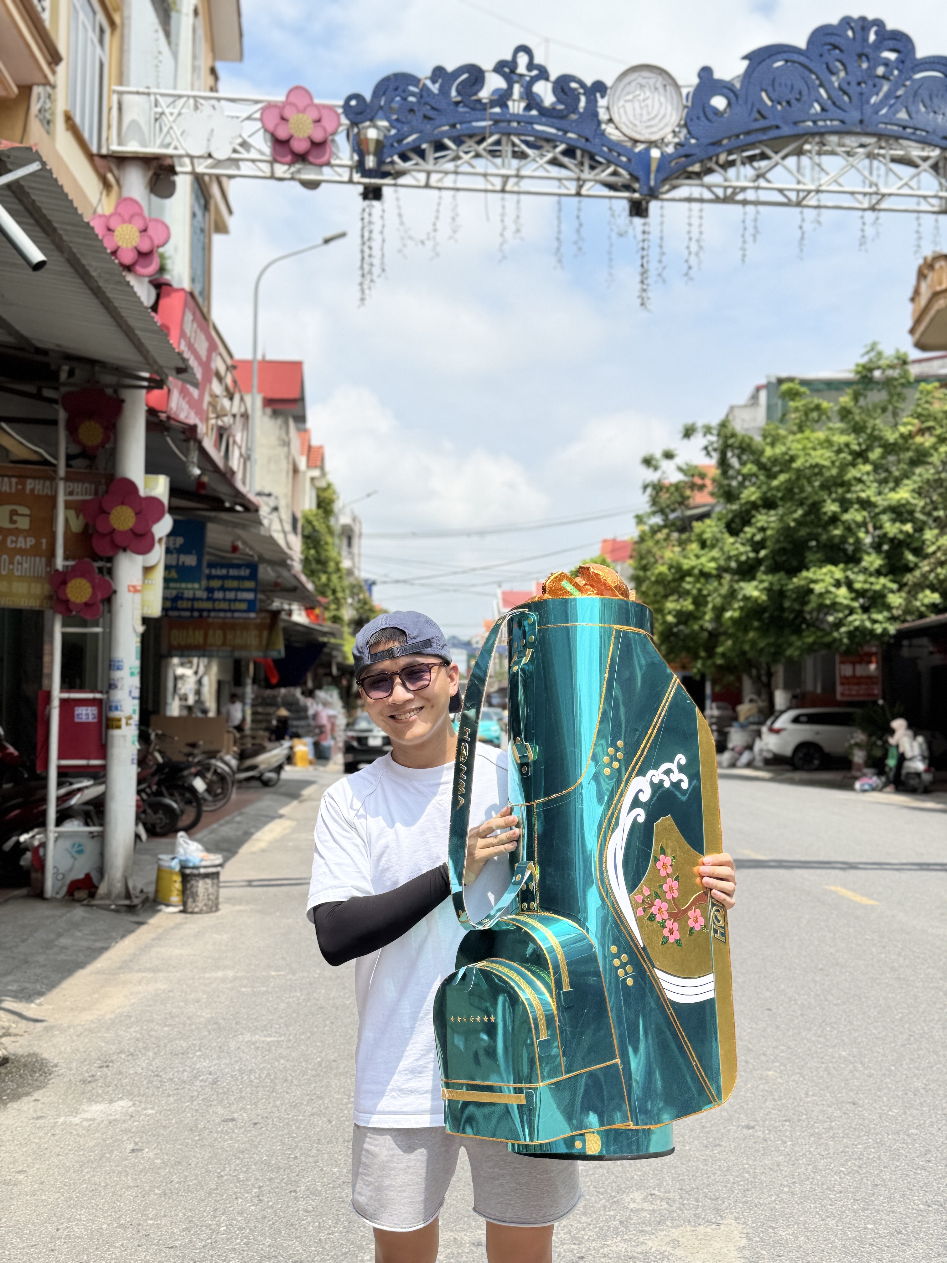 Bộ gôn gofl honma xanh vip