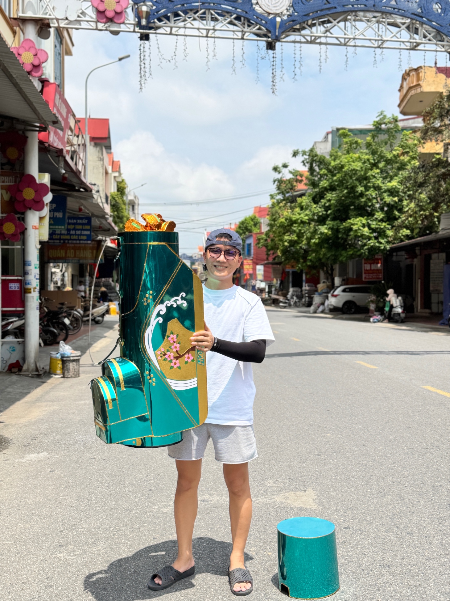 Bộ gôn gofl honma xanh vip
