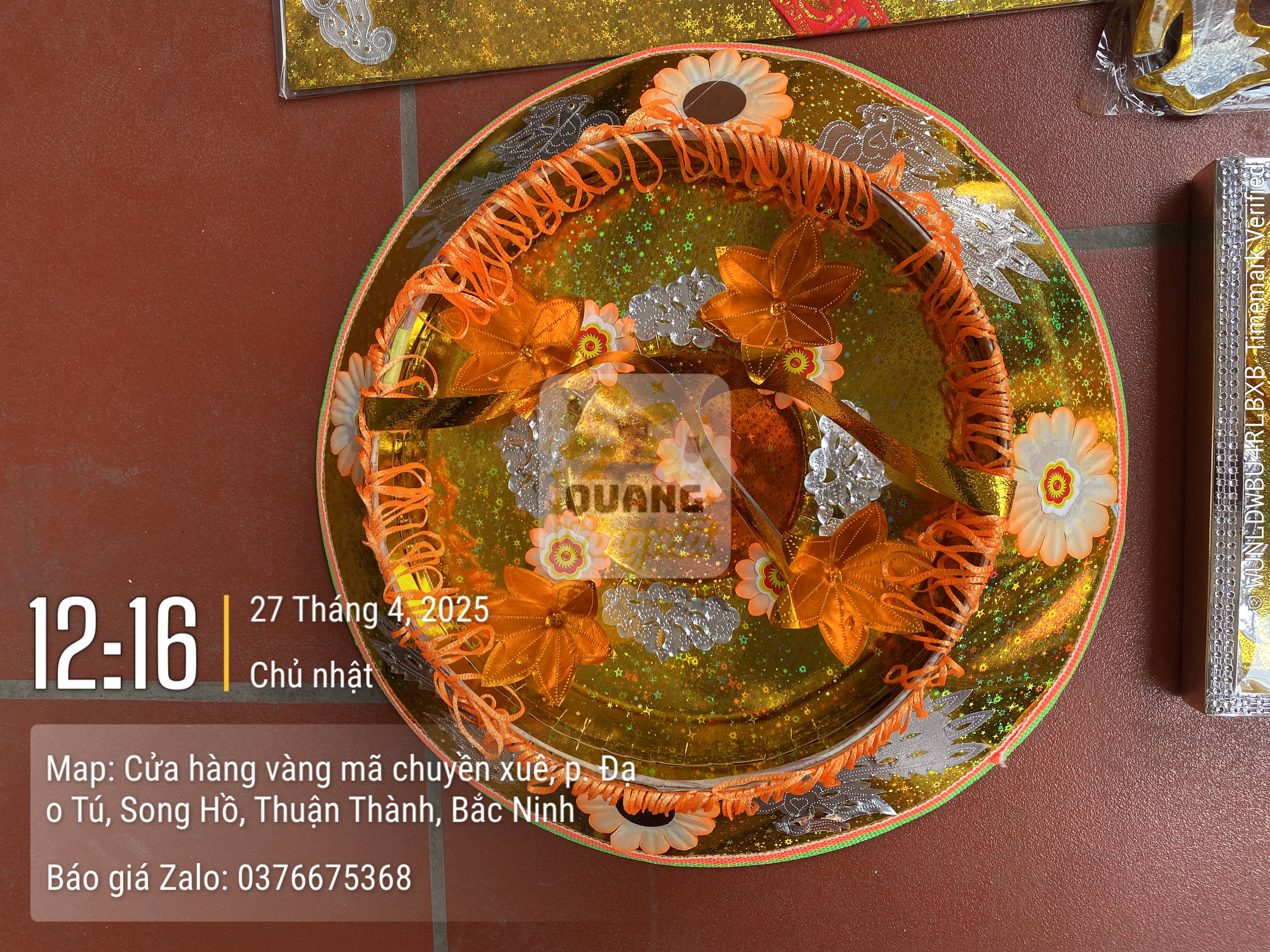 Bộ mẫu vàng
