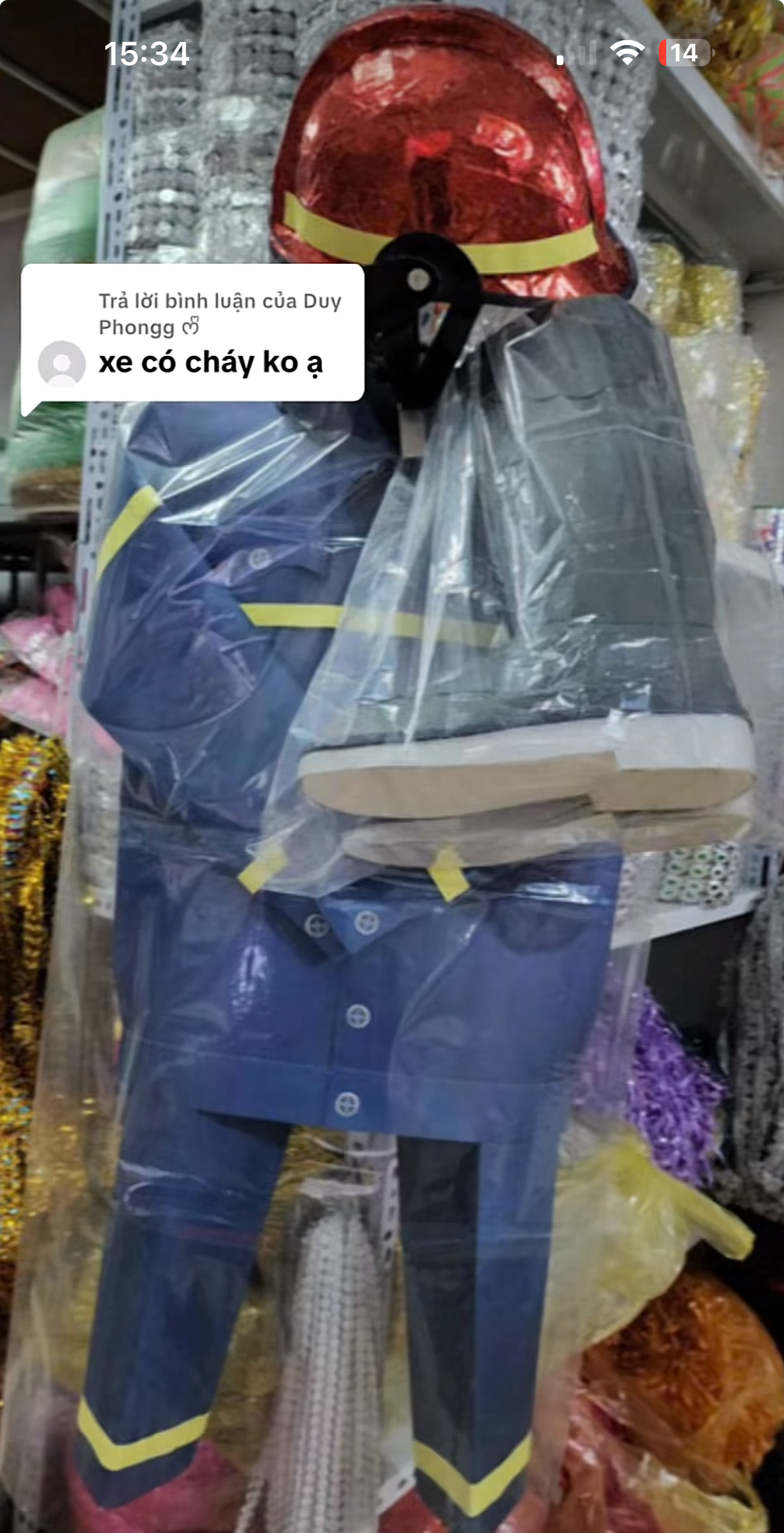 Bộ quần áo linh cứu hoả