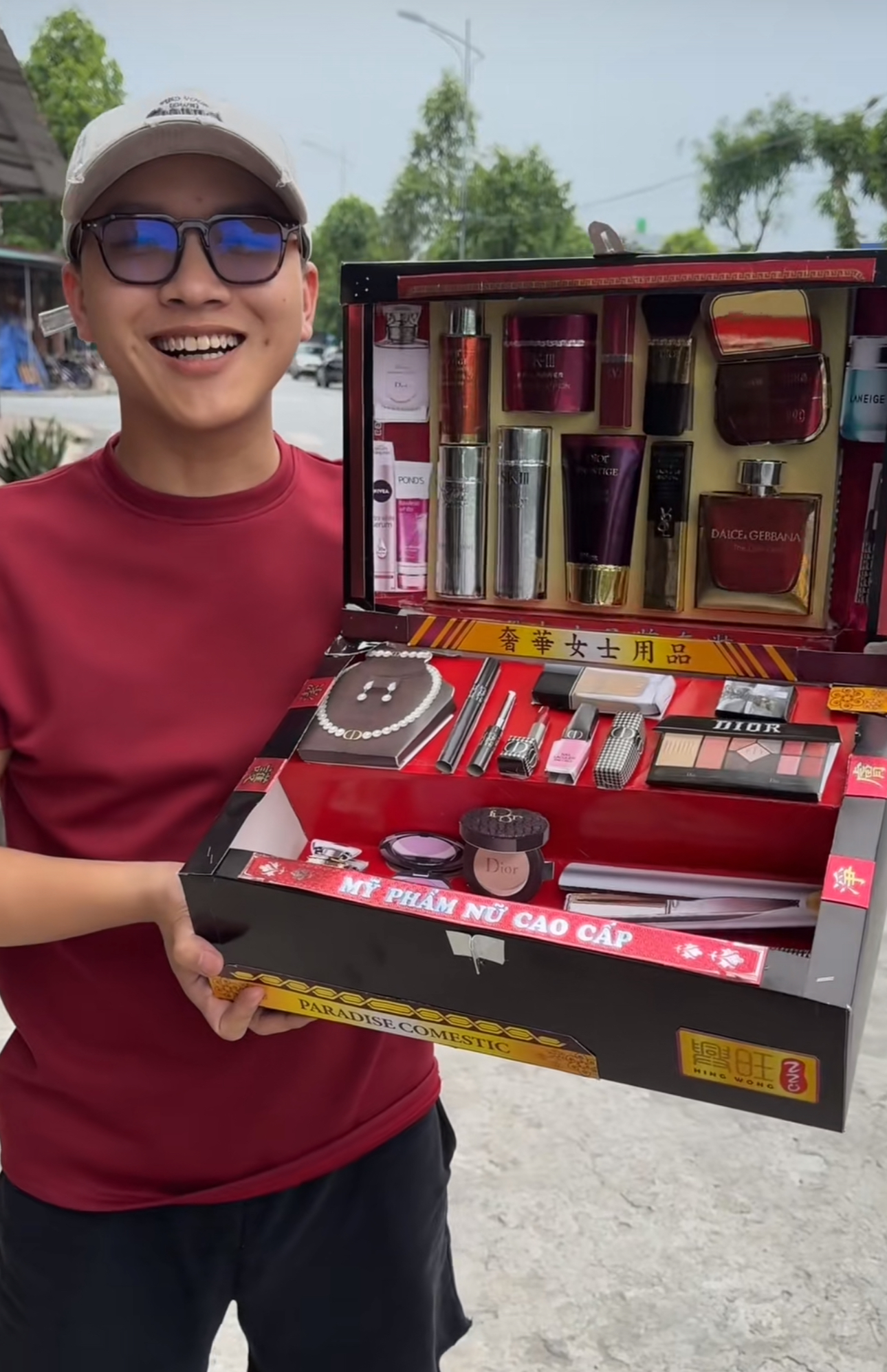Bộ trang điểm hộp makeup dưỡng da