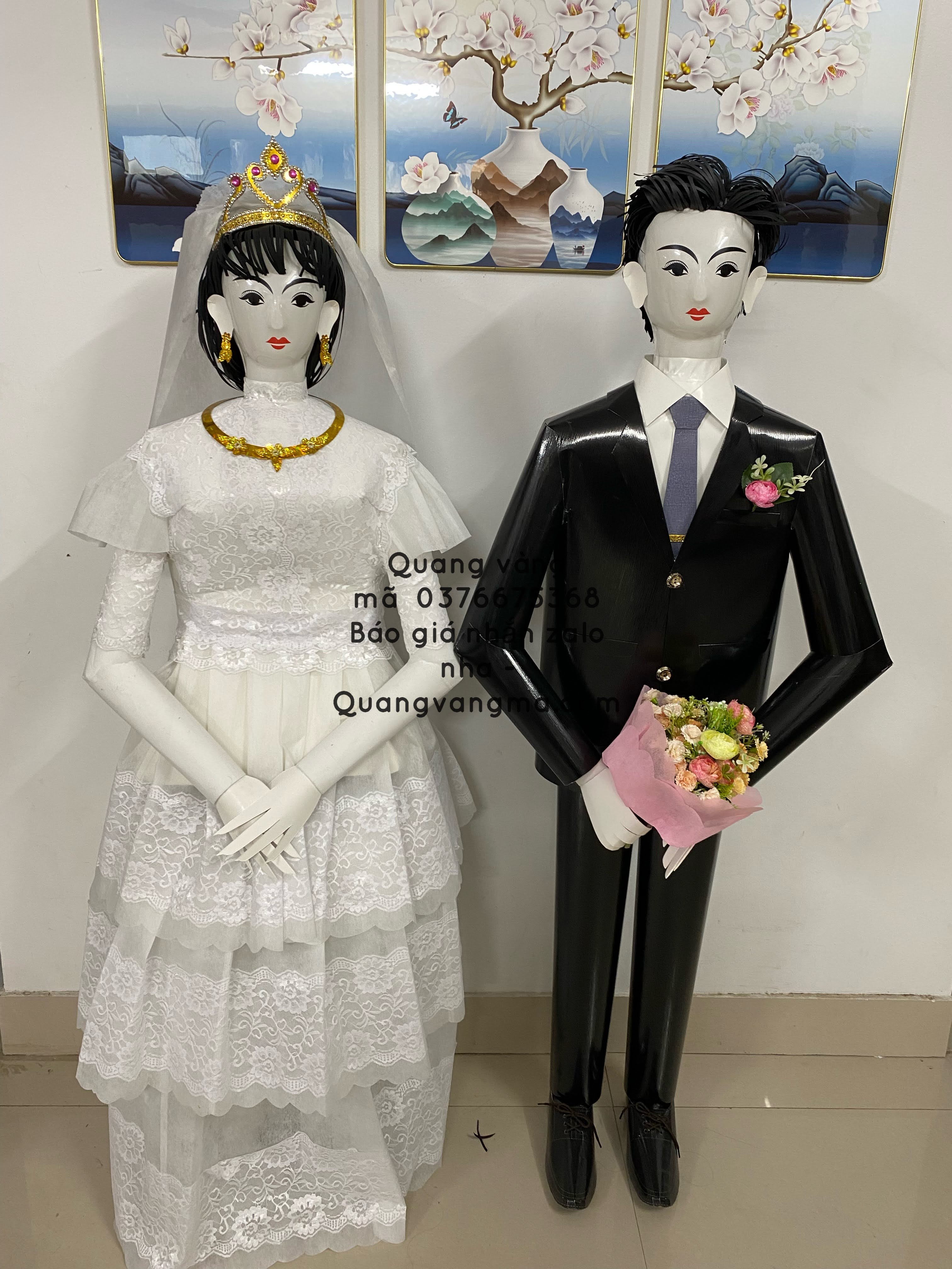Cô dâu chú rể sịn