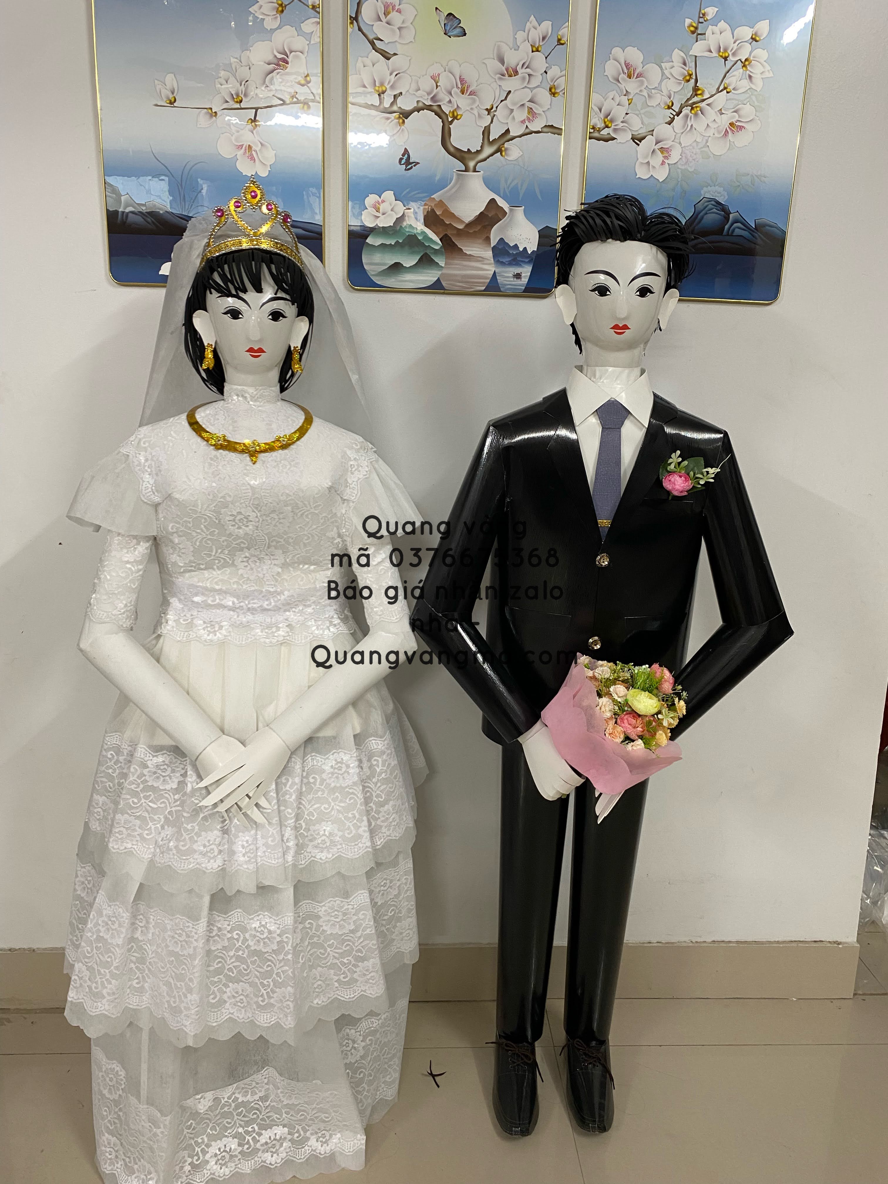 Cô dâu chú rể sịn