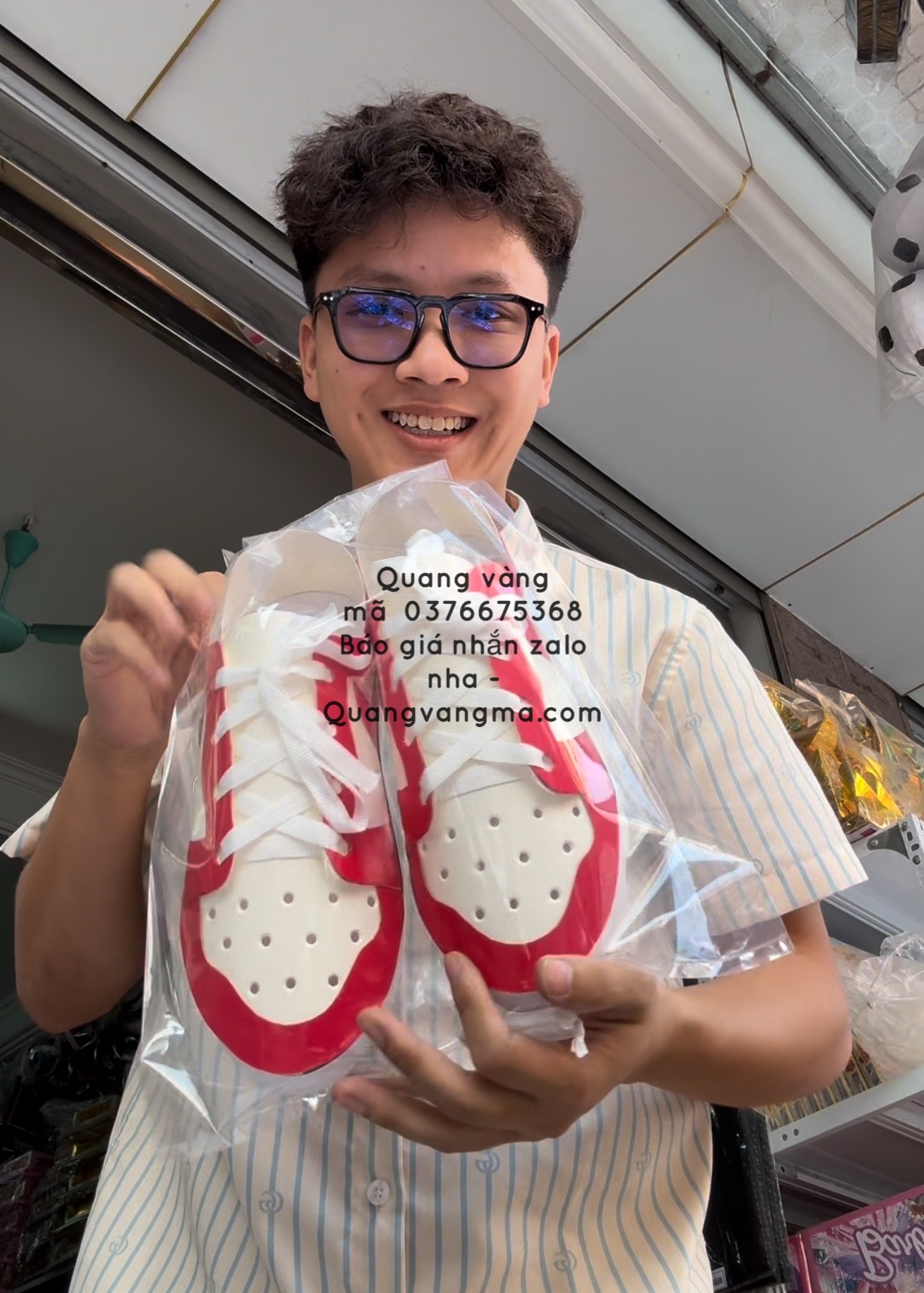 Giầy jorden 1 đỏ